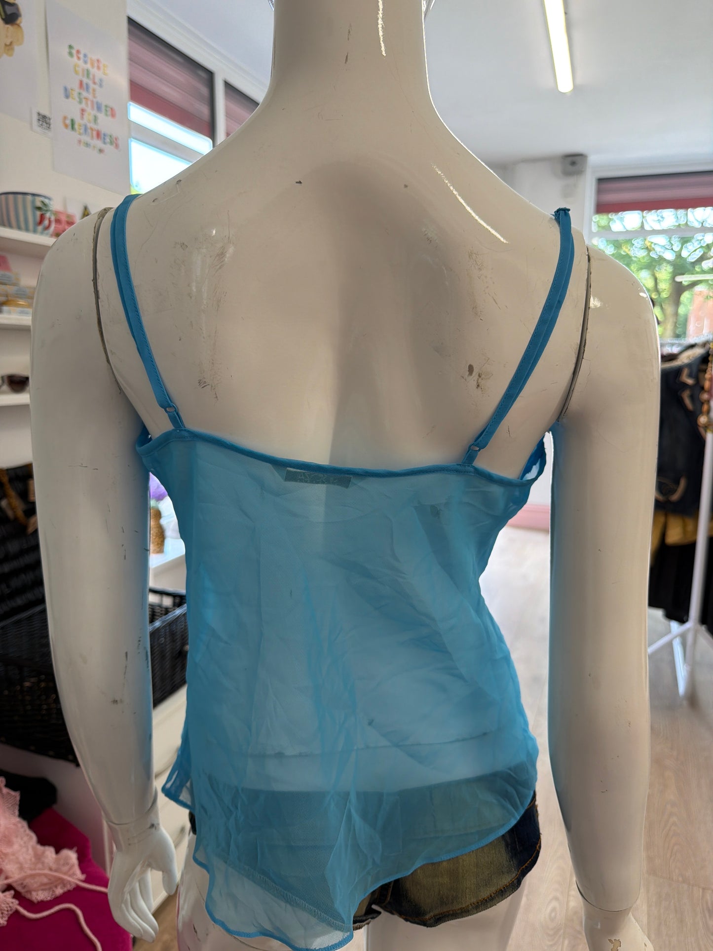 499 Blue cami top