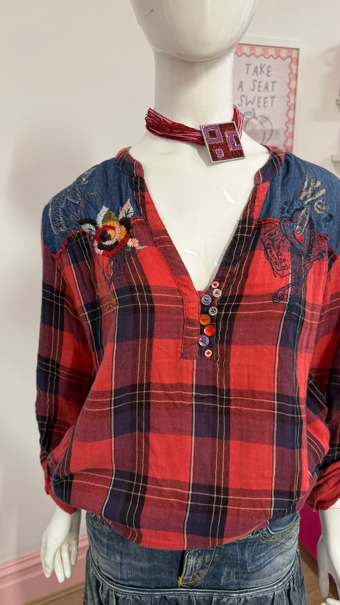 123 plaid shirt