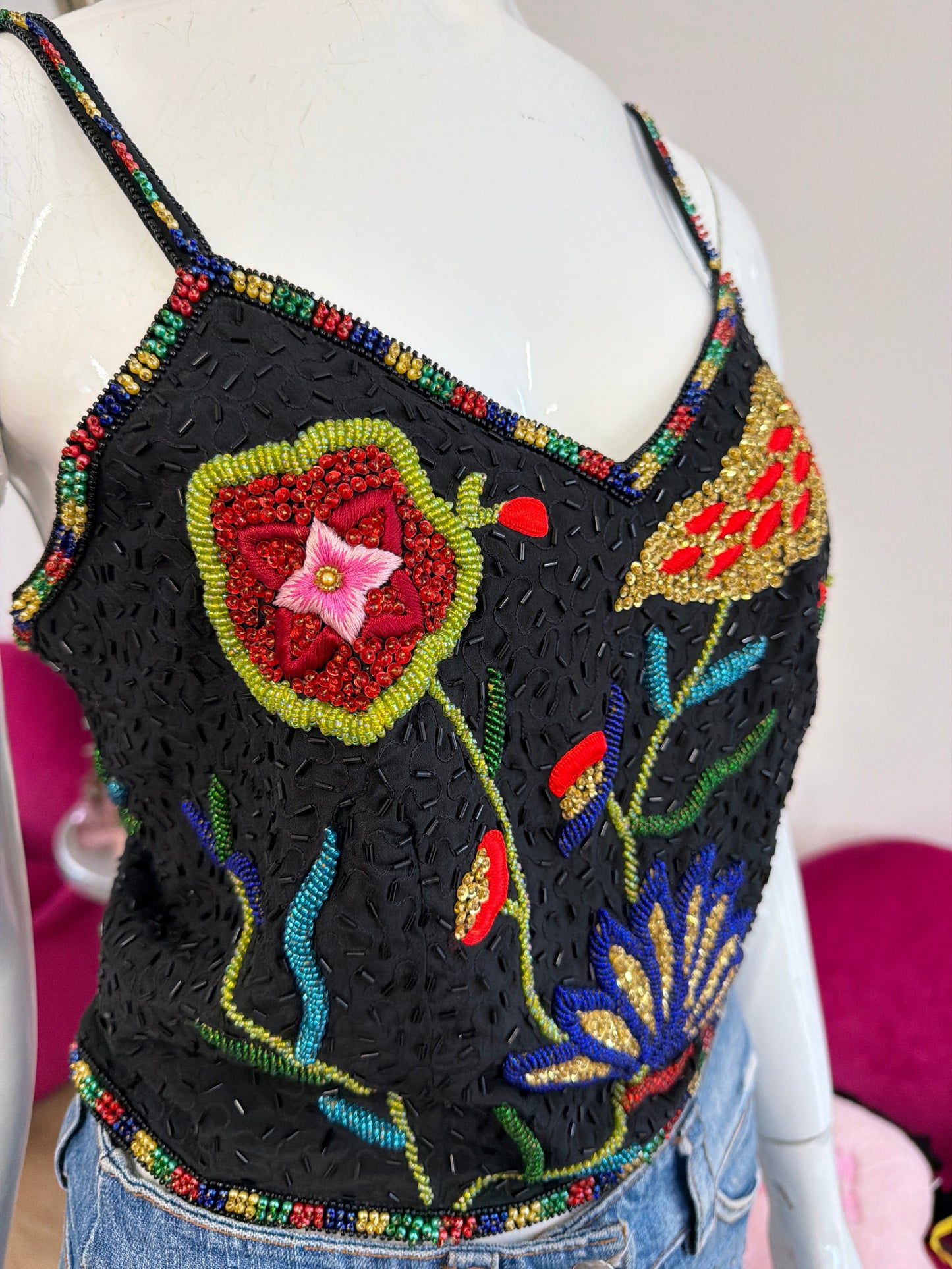 522 sequined cami top