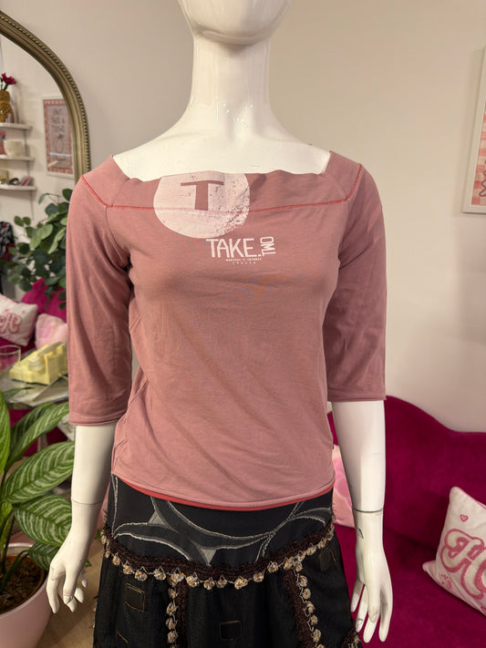 419 pink top