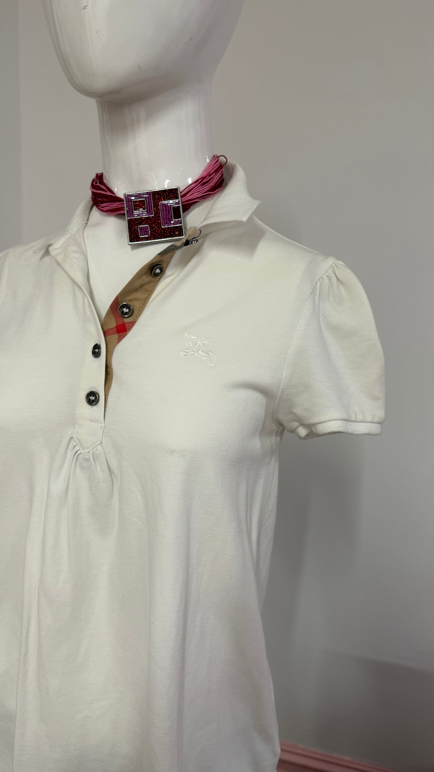 145 Burberry white top