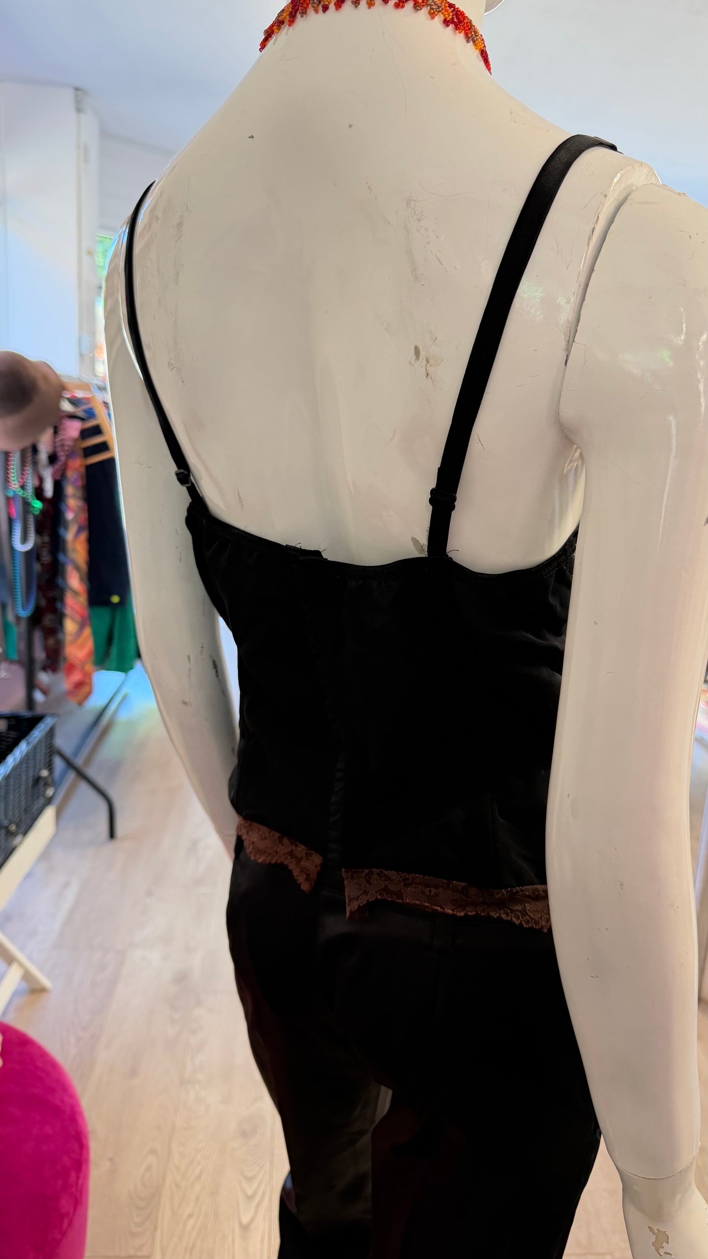 370 Square neck corset top
