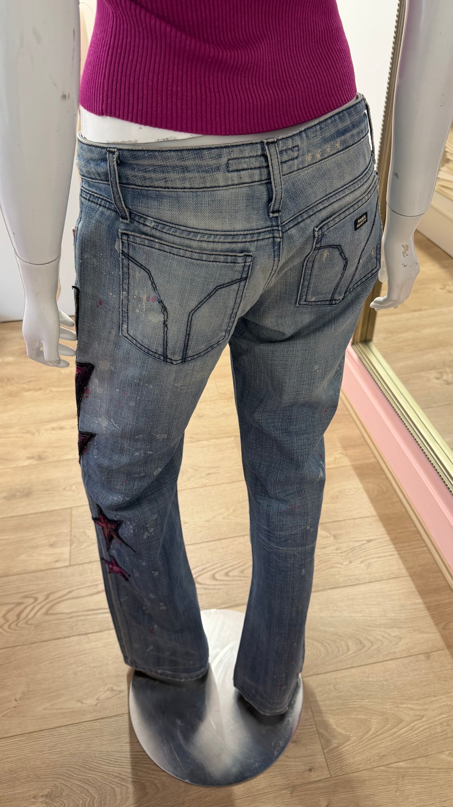 162 Miss Sixty lightening bolt jeans