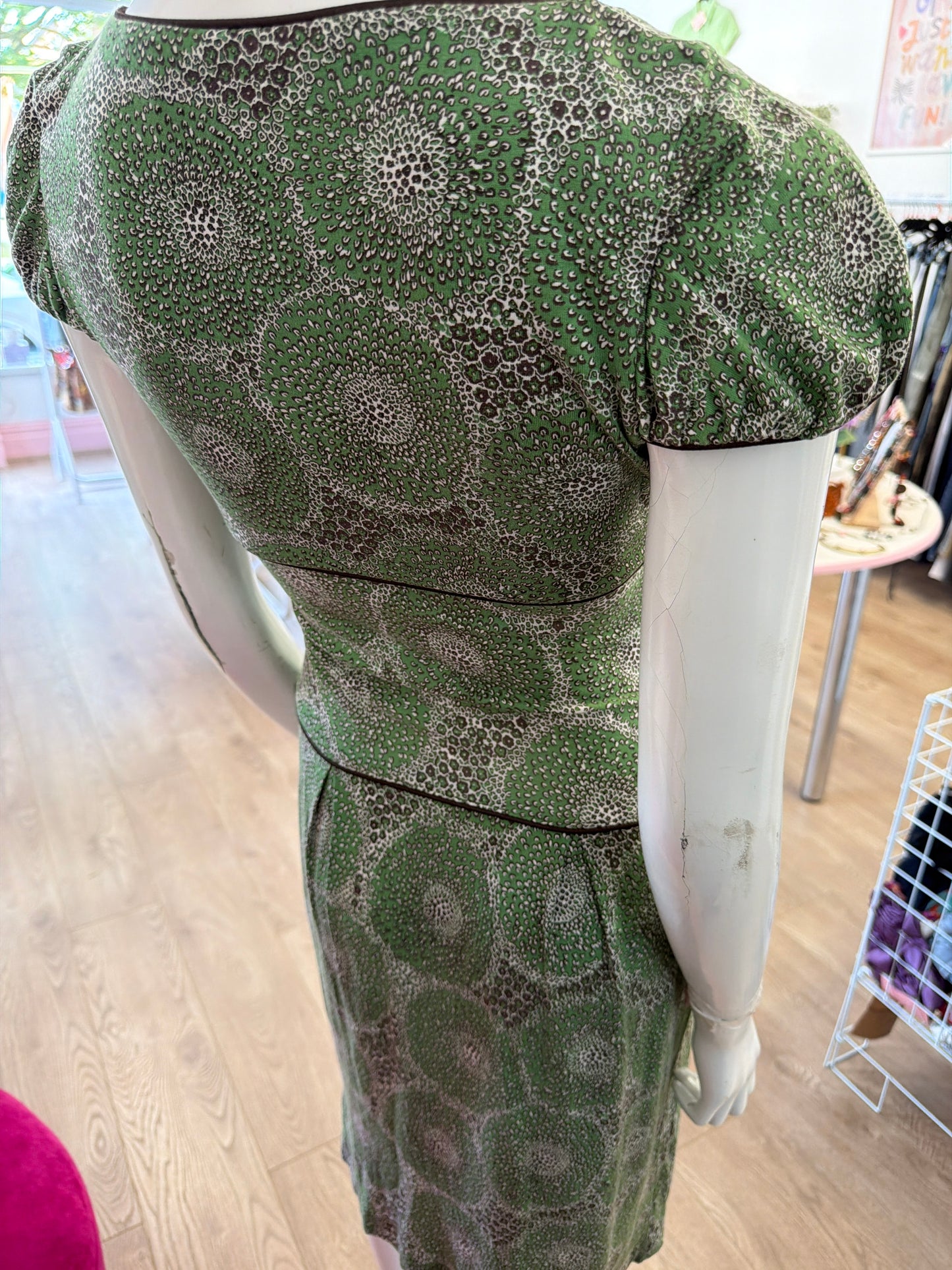 387 Miss Sixty green dress