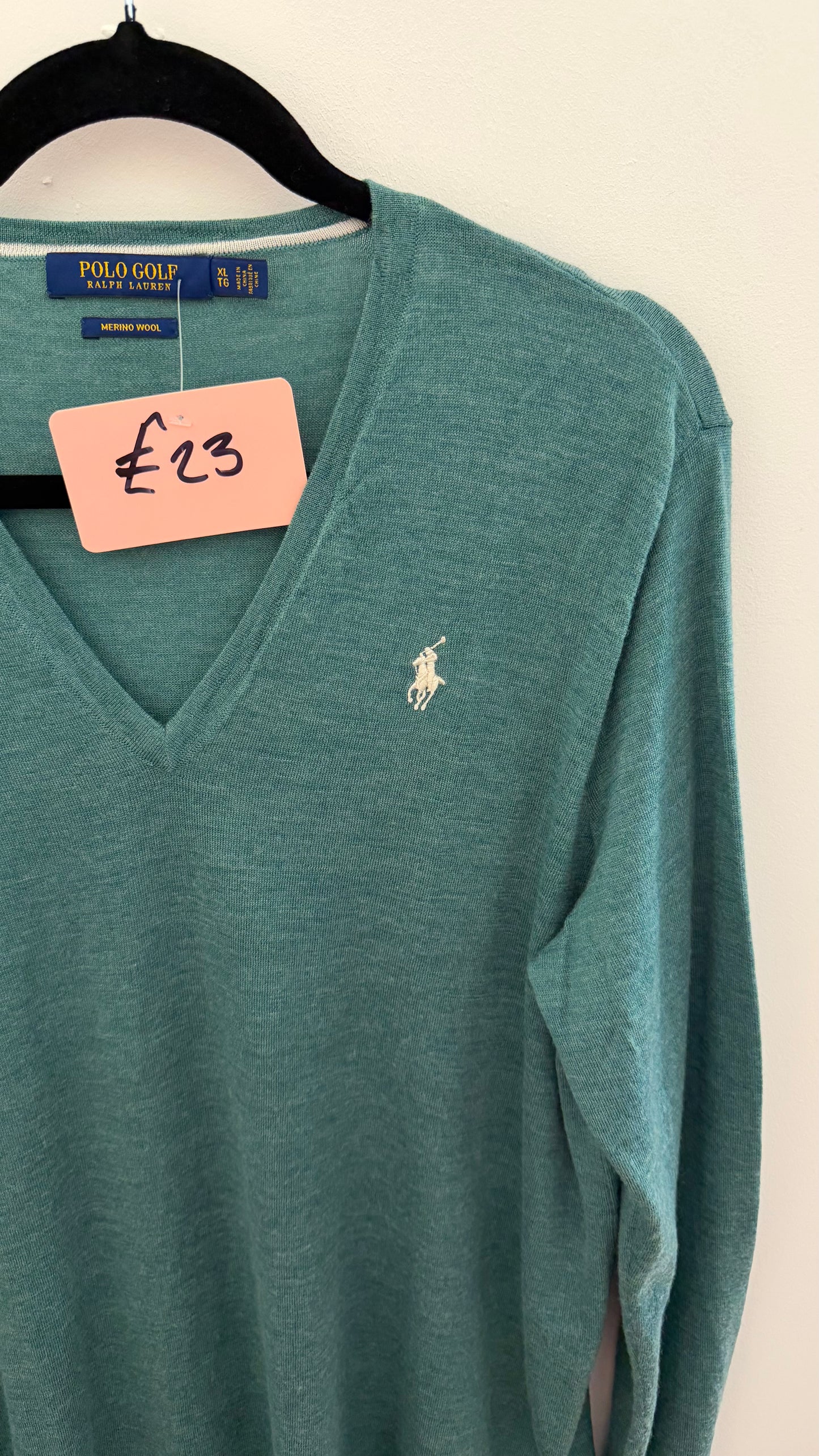 344 Polo Golf Merino Wool Jumper