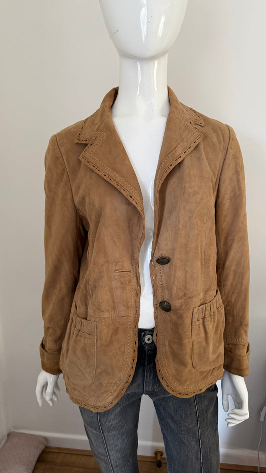 42 Brown suede jacket