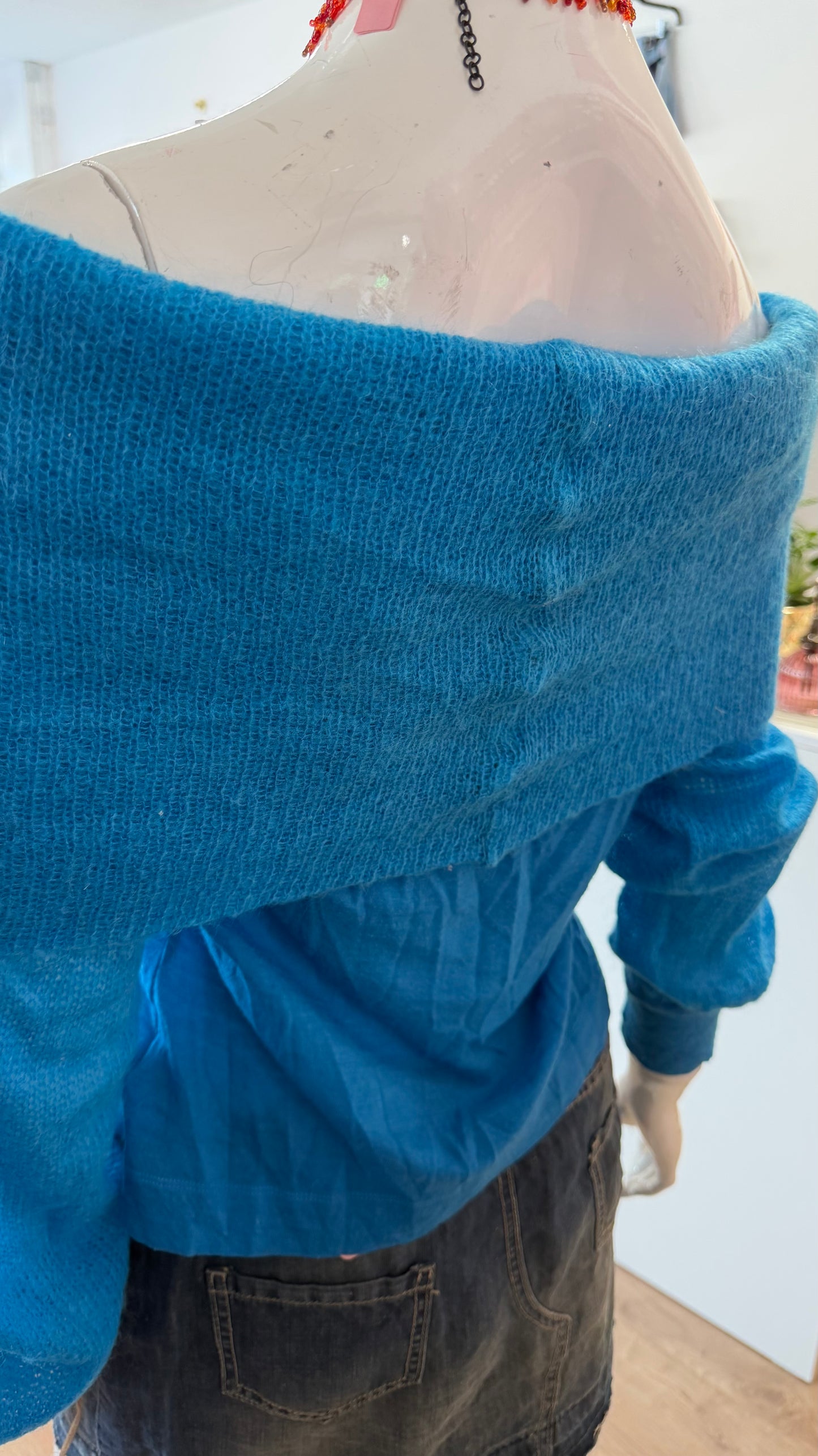 324 Miss Sixty off the shoulder jumper/top