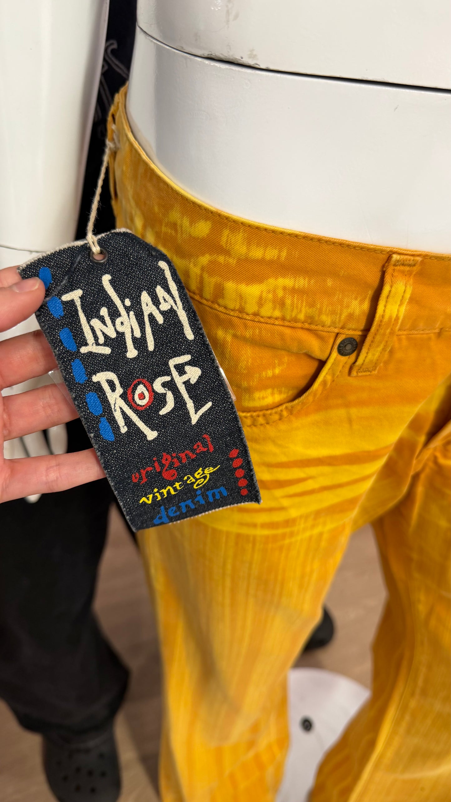 170 Indian Rose Orange jeans