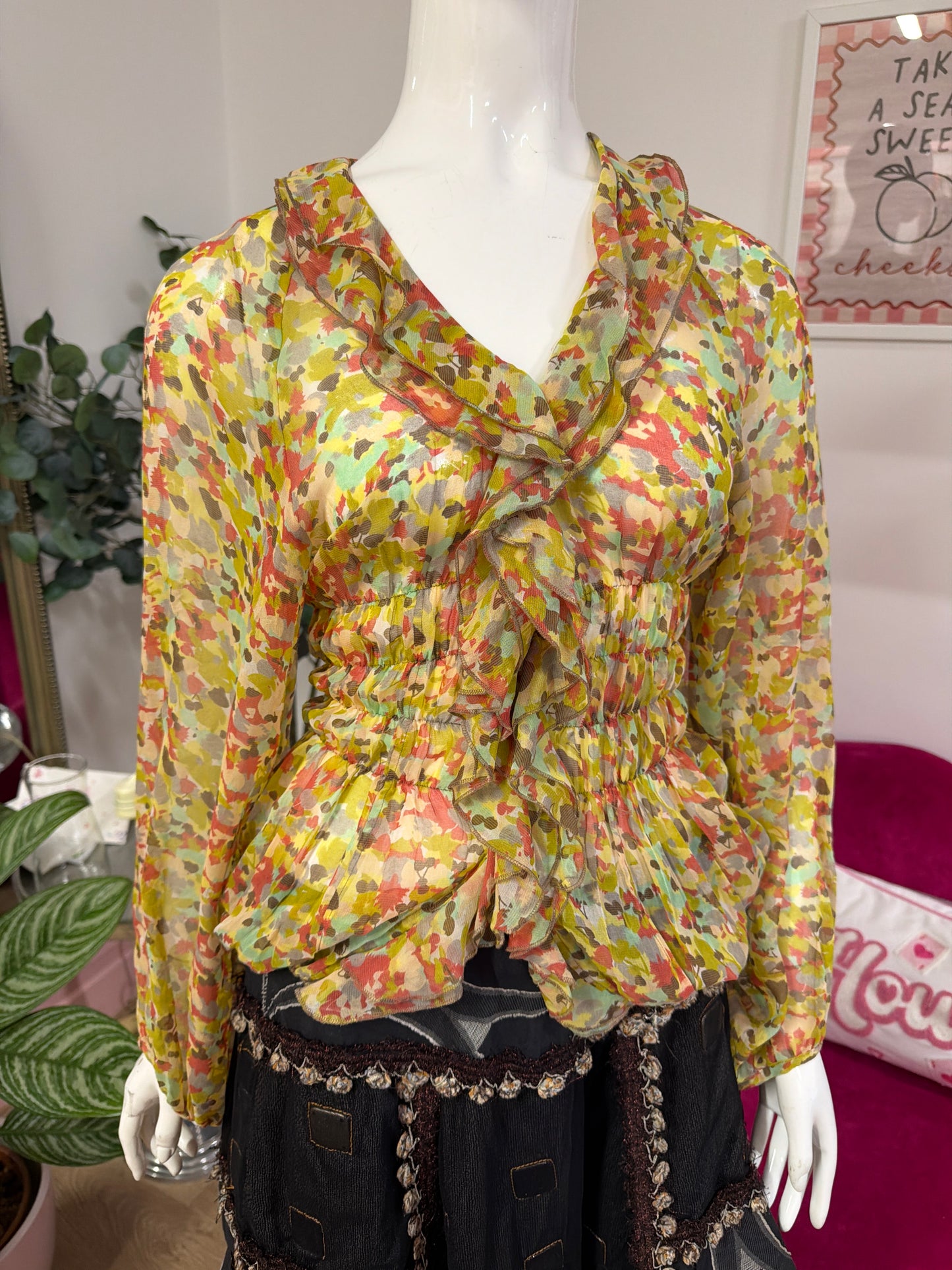 412 floral blouse