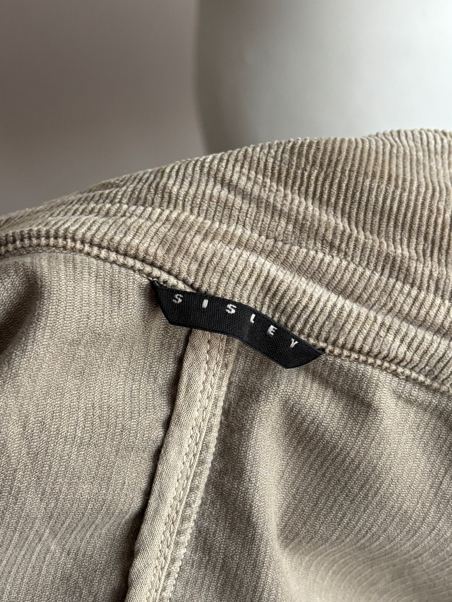 Beige Sisley Corduroy Jacket