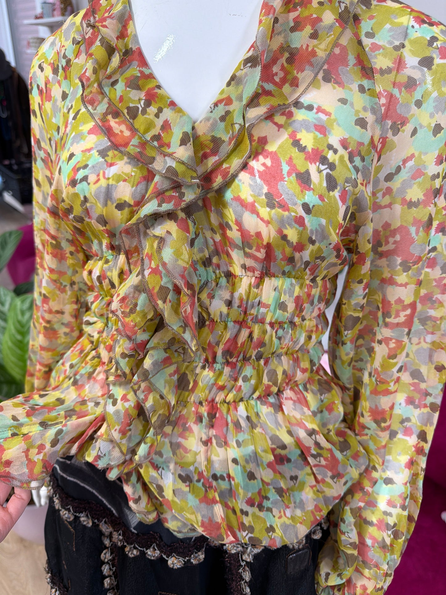 412 floral blouse
