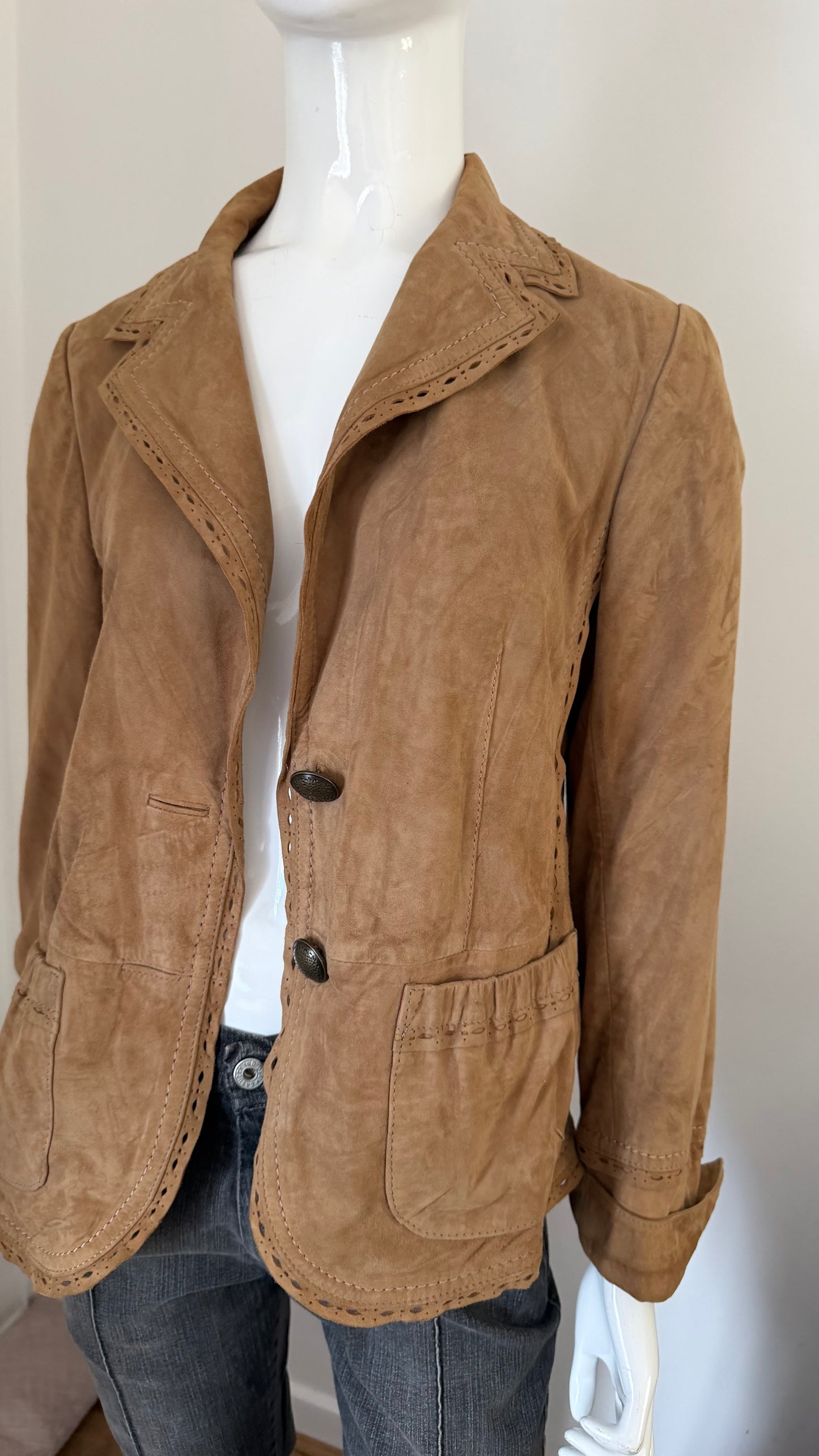 42 Brown suede jacket