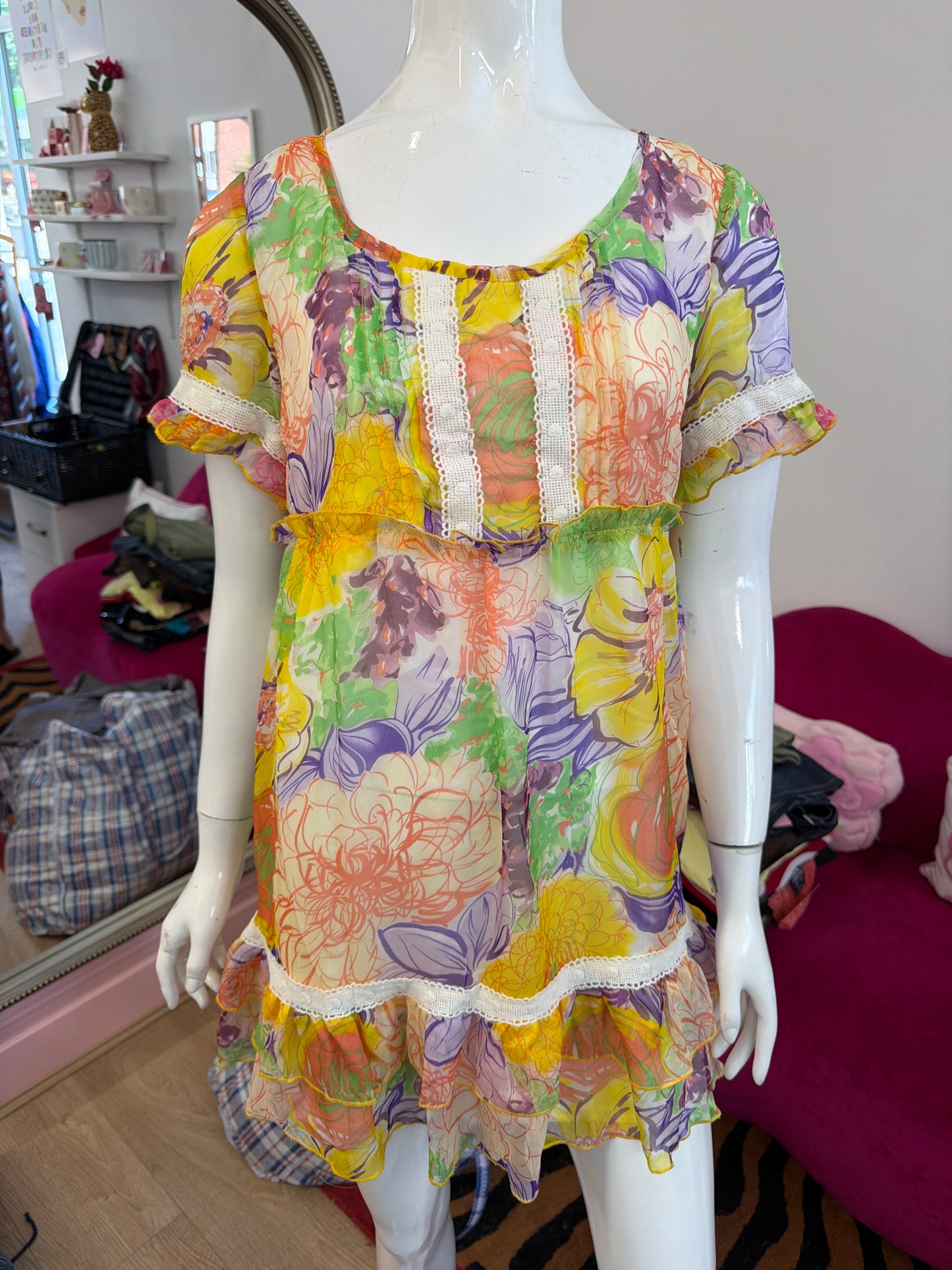 632 Pastel dress Size medium