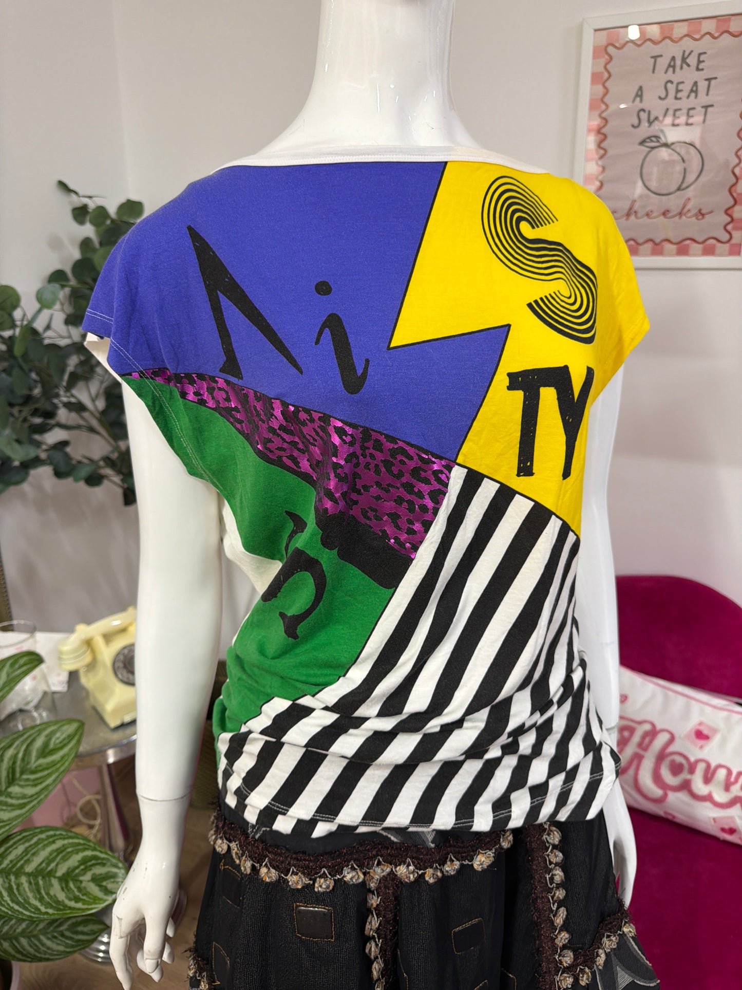 413 Miss Sixty colourful top