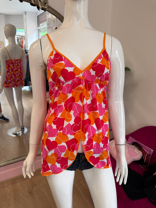 493 Victorias Secret colourful cami
