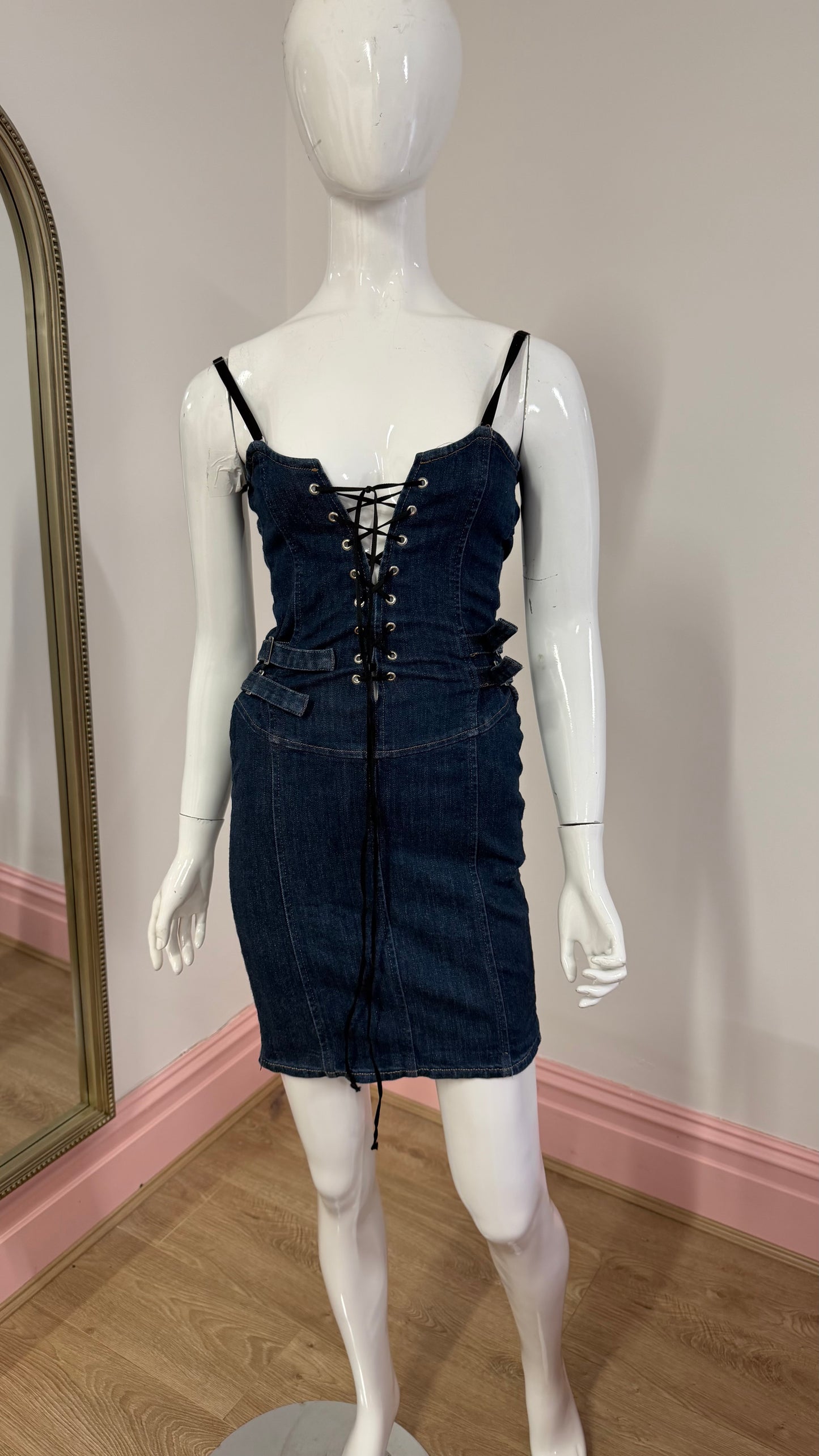 216 Sisley denim dress