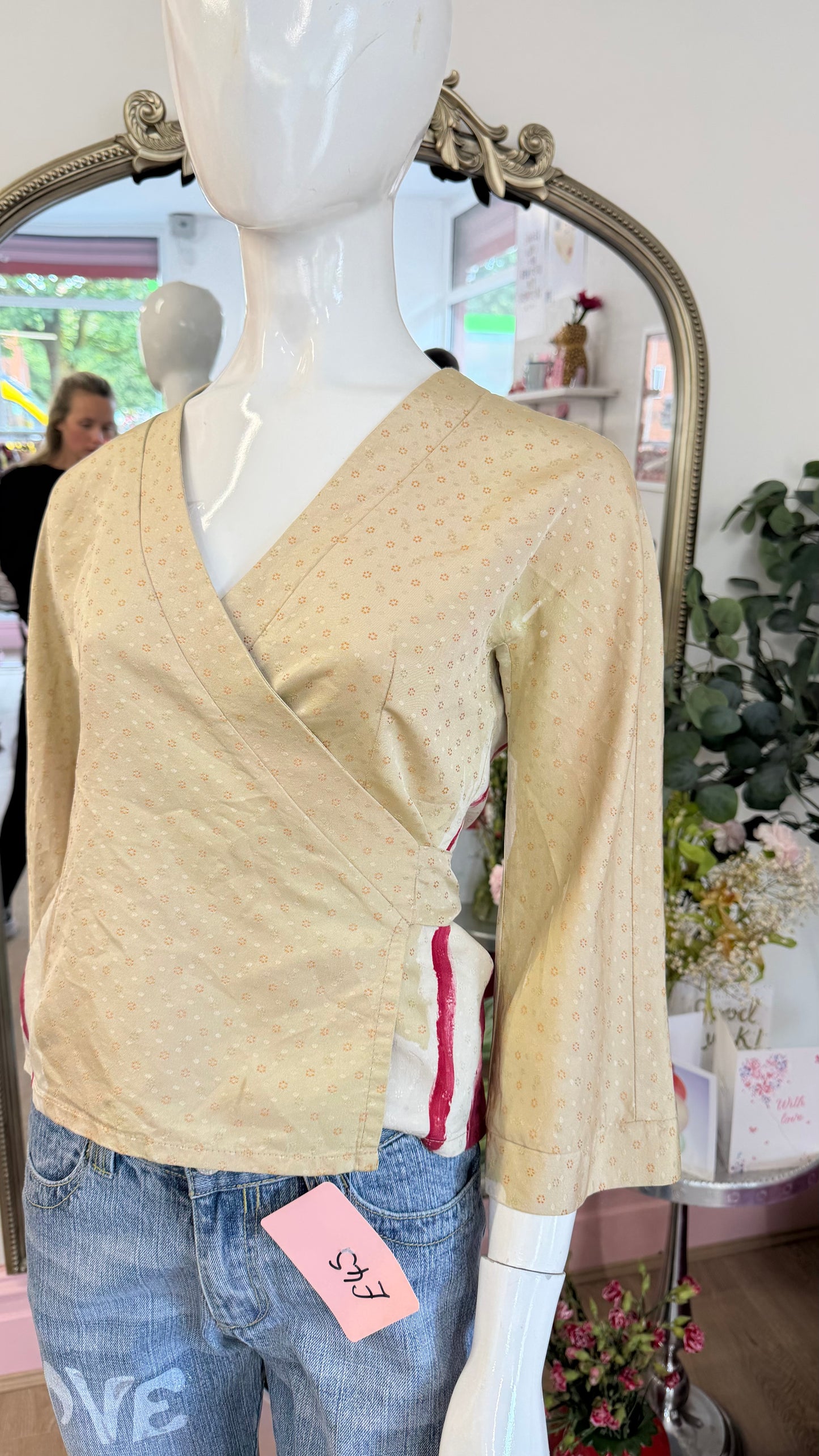 348 Silk kimono style top