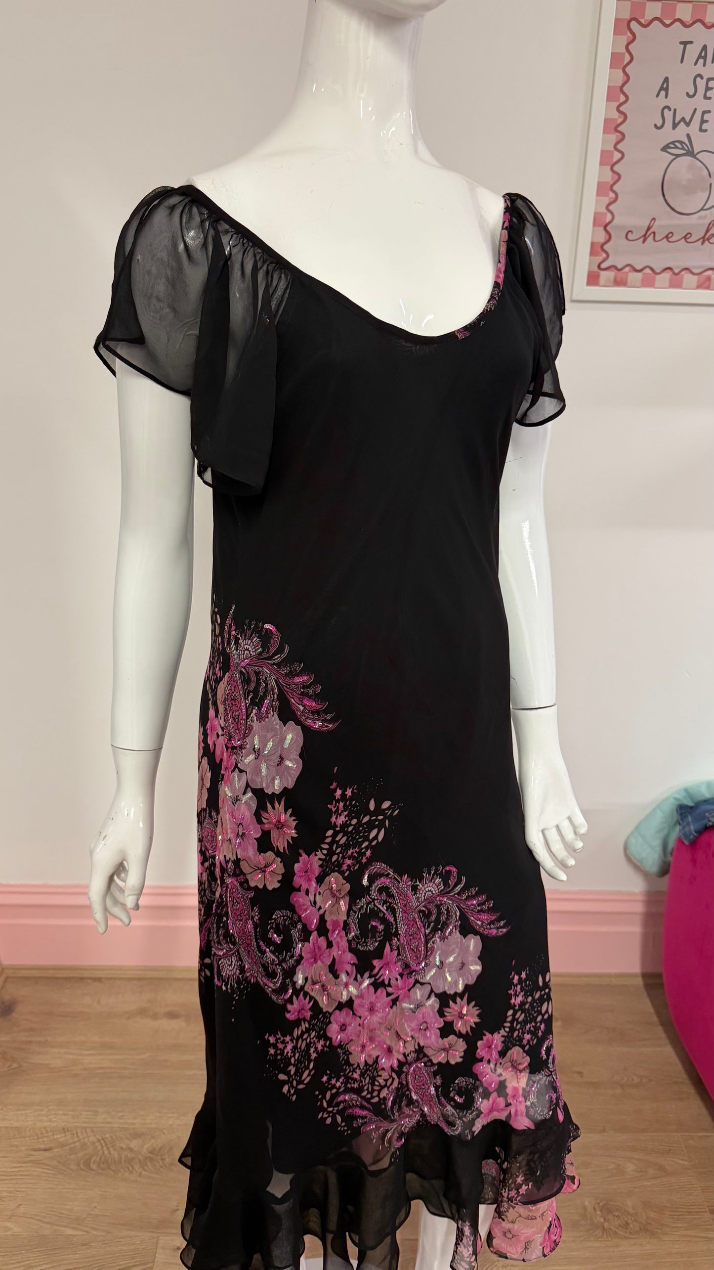 225 Black maxi dress