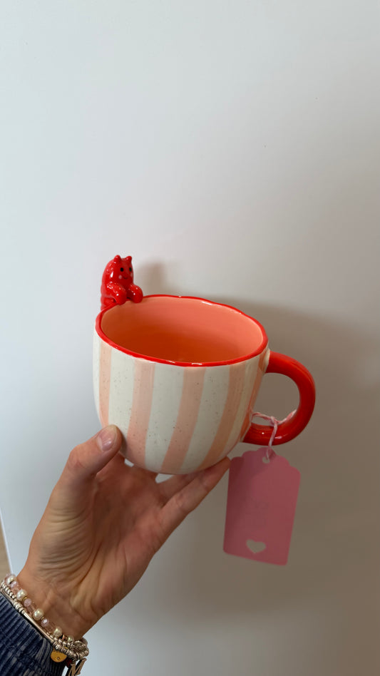 Lobster peeking mug