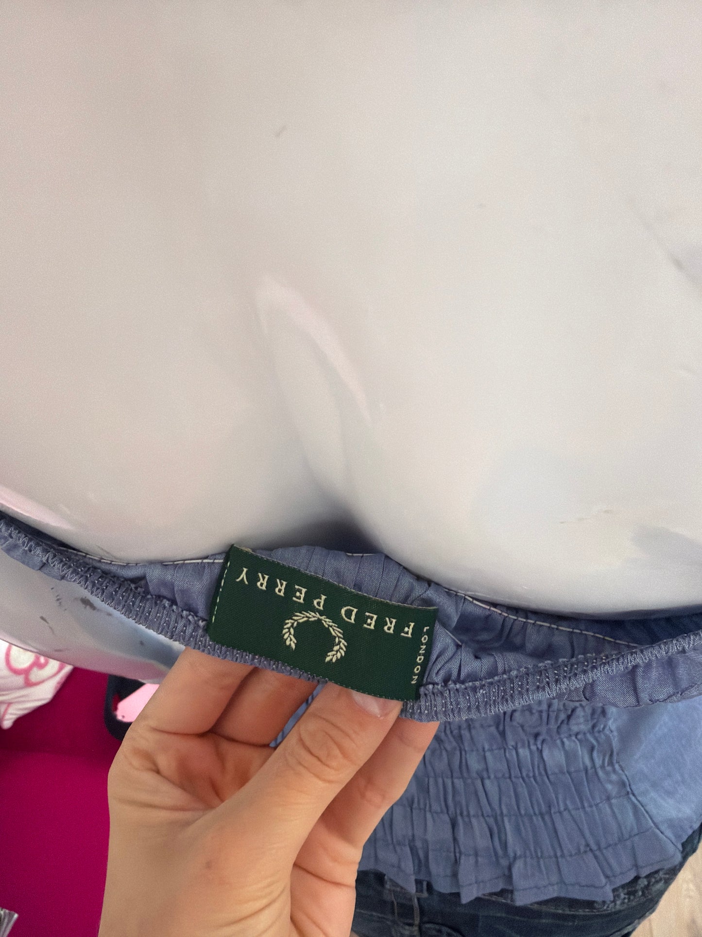 550 Fred Perry strapless top