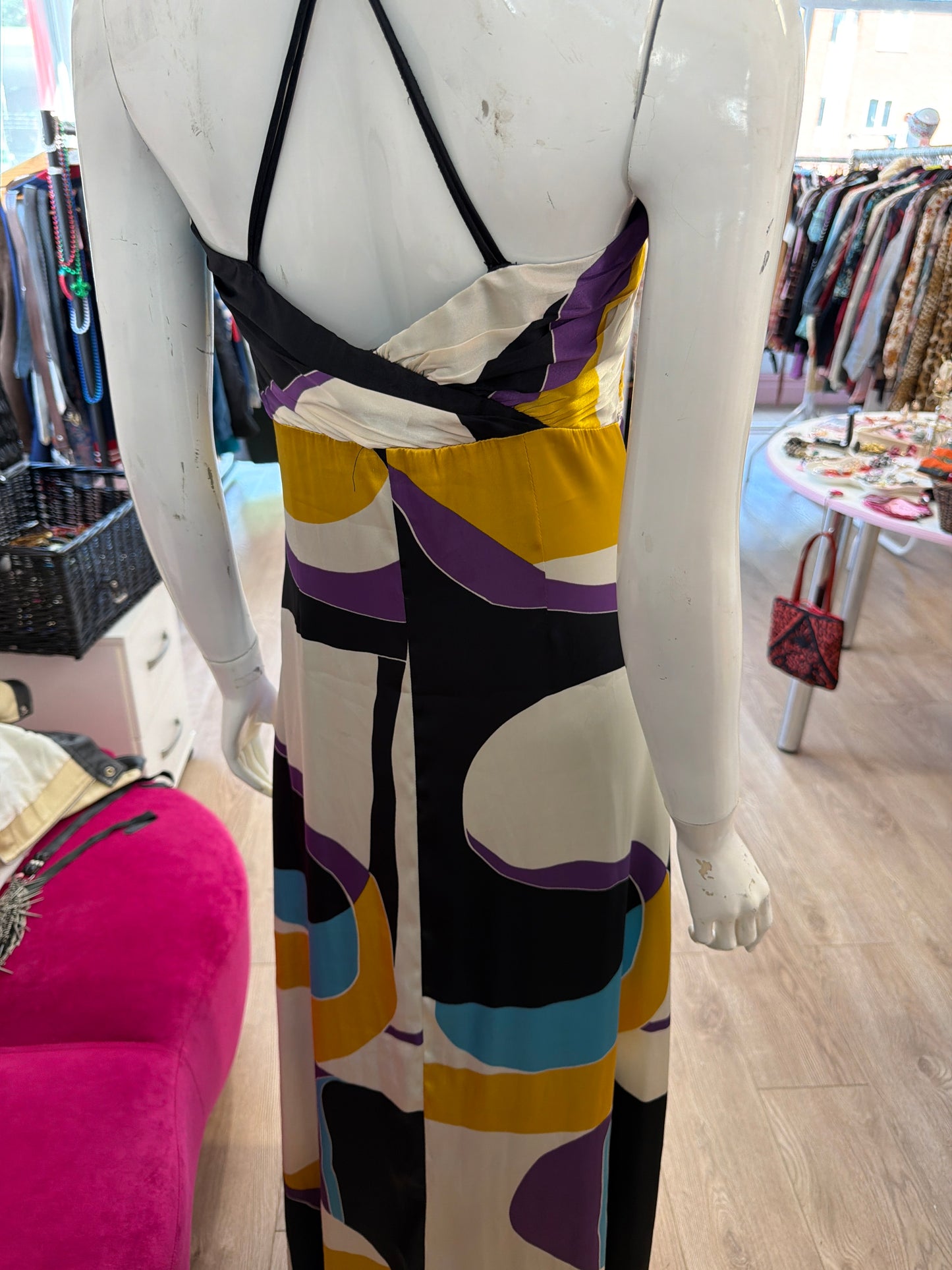 452 Satin summer dress