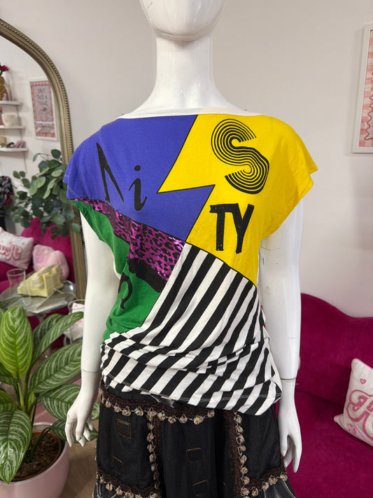 413 Miss Sixty colourful top