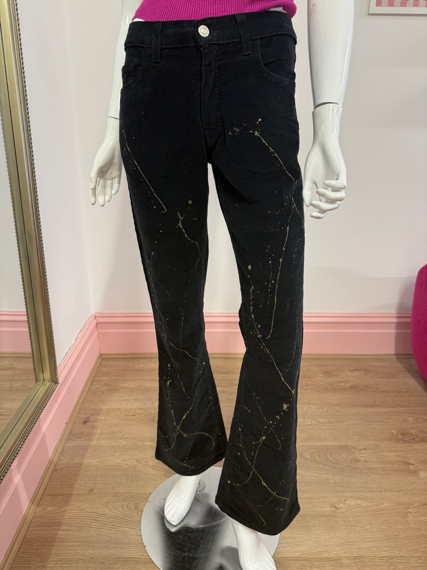 305 Black cord jeans