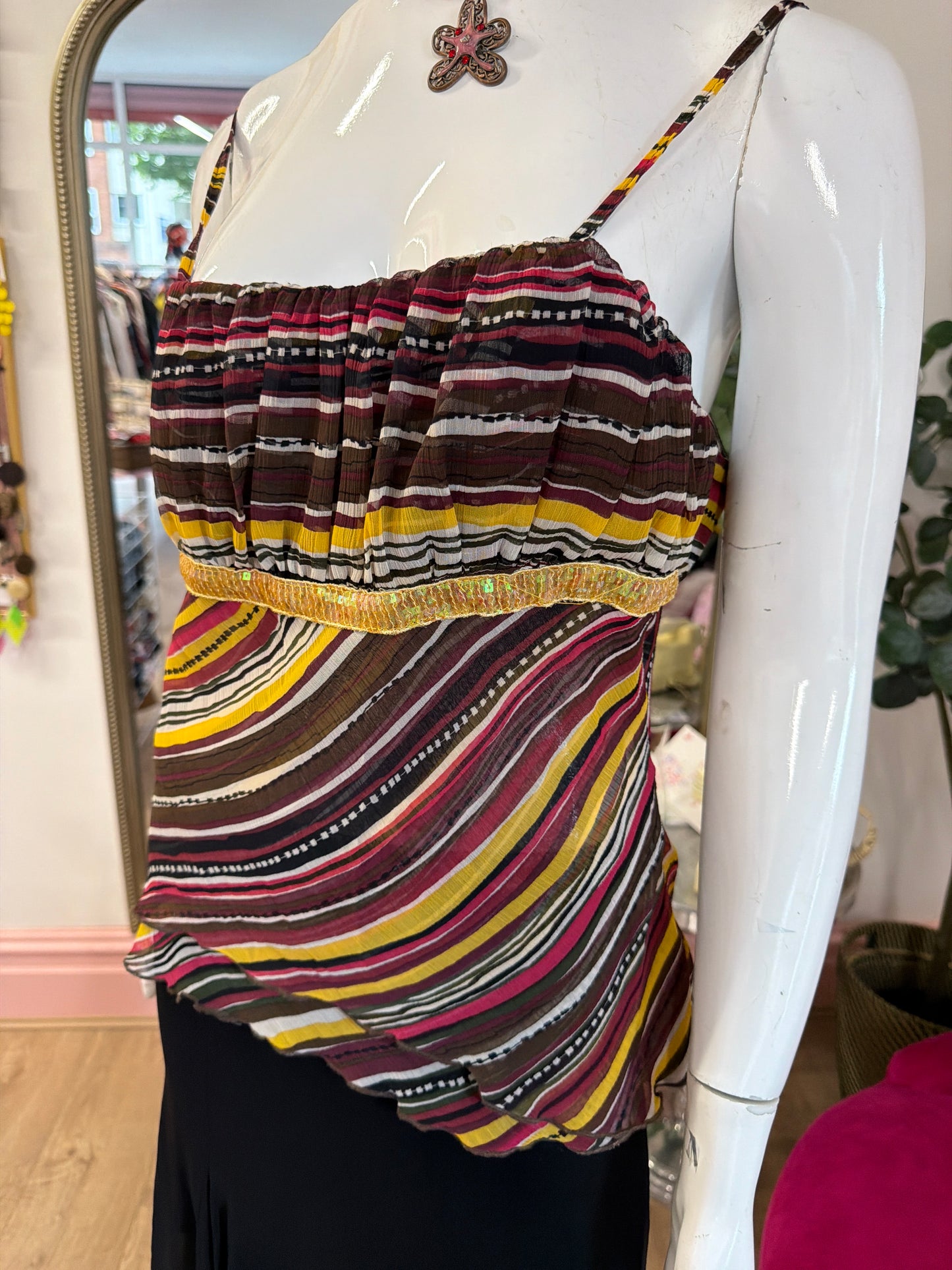 463 Colourful cami top