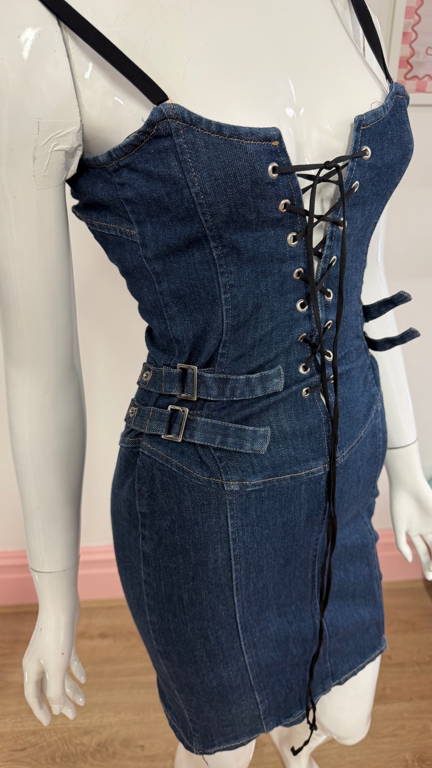 216 Sisley denim dress