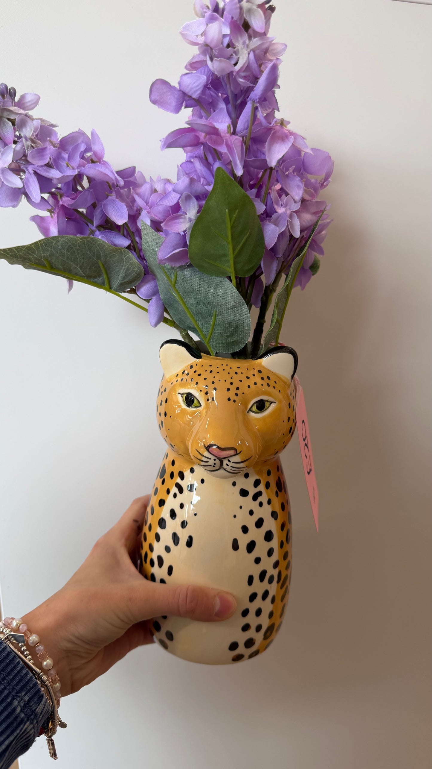 Leopard vase