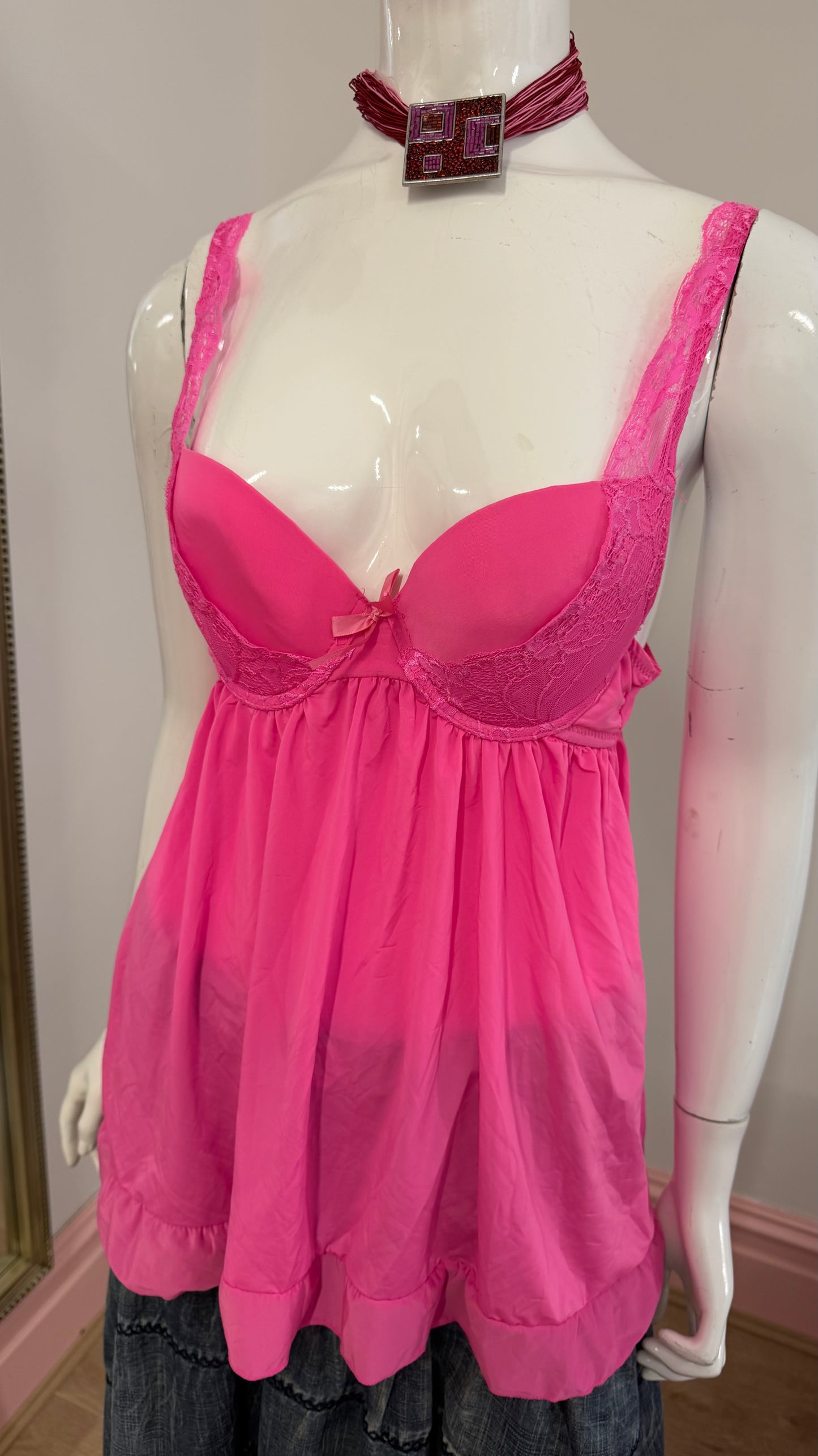 65 pink cami top