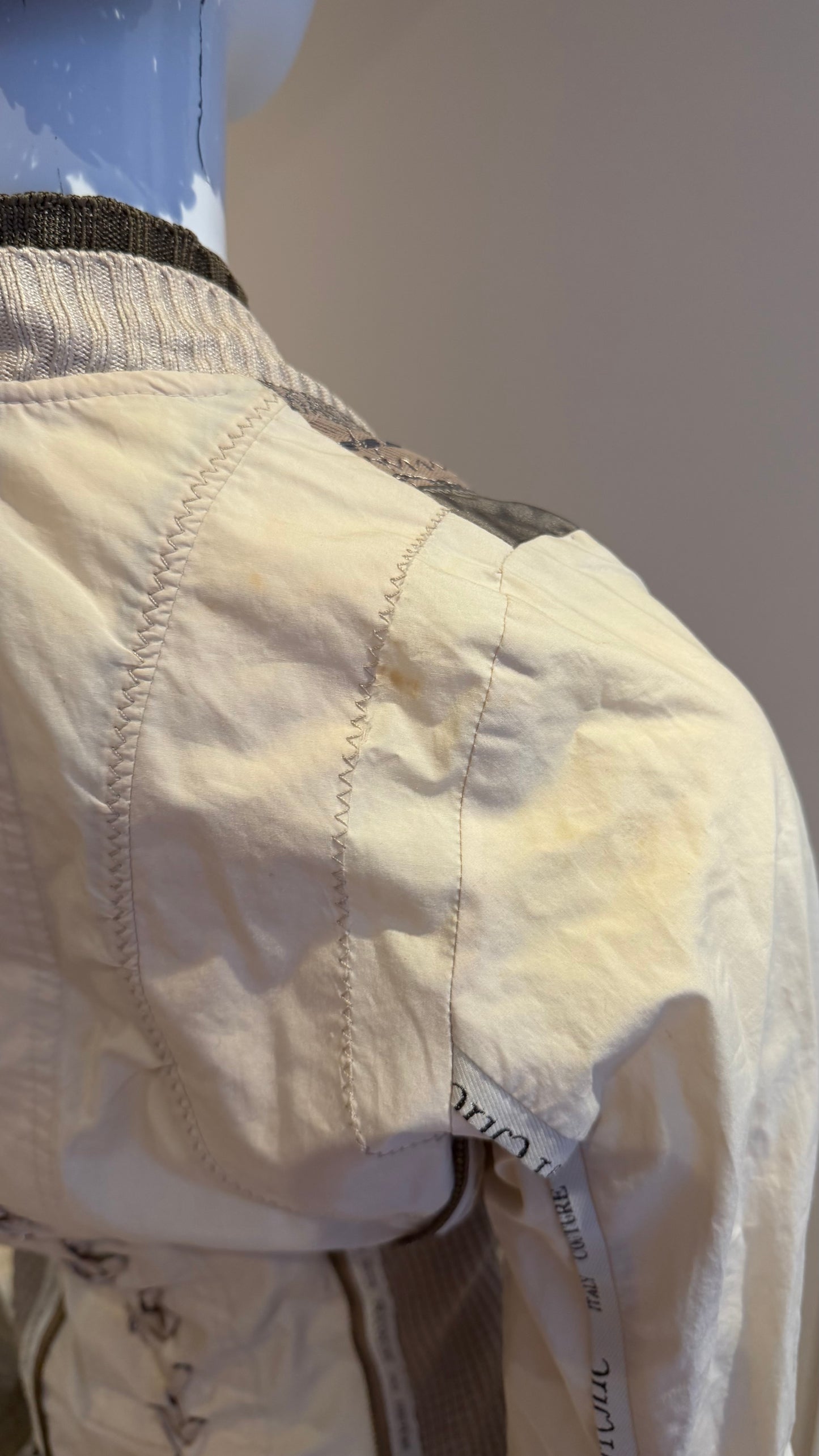 1 Beige Jacket with corset back size uk 10