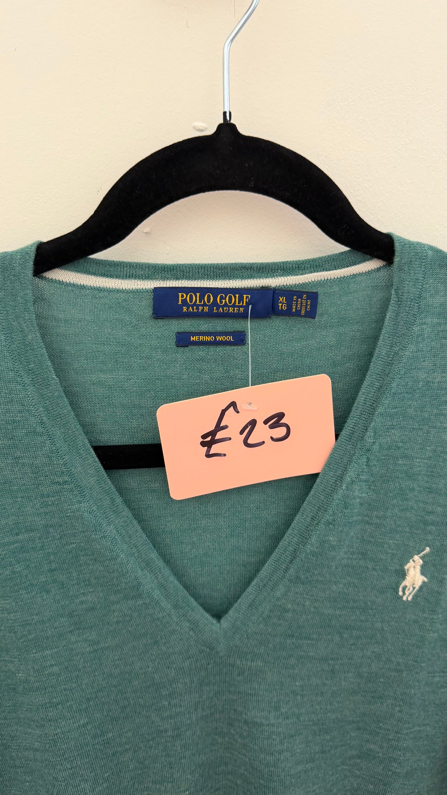 344 Polo Golf Merino Wool Jumper