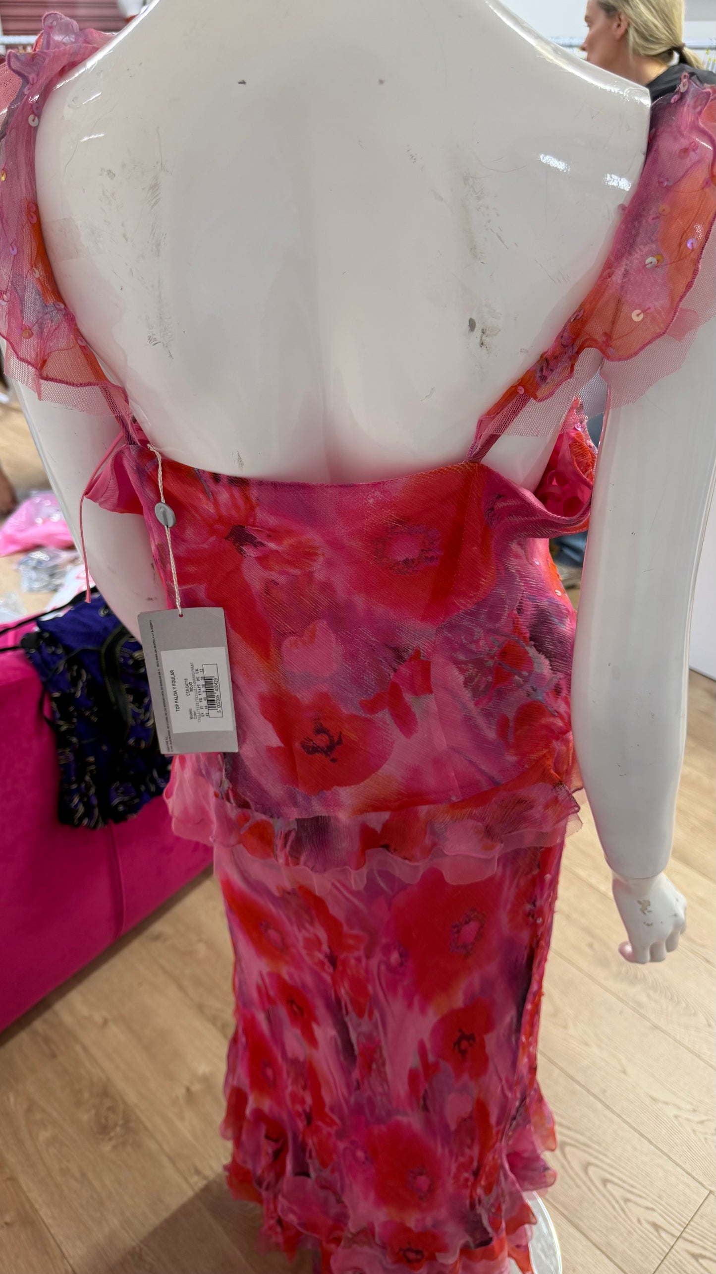 236 Floral two piece