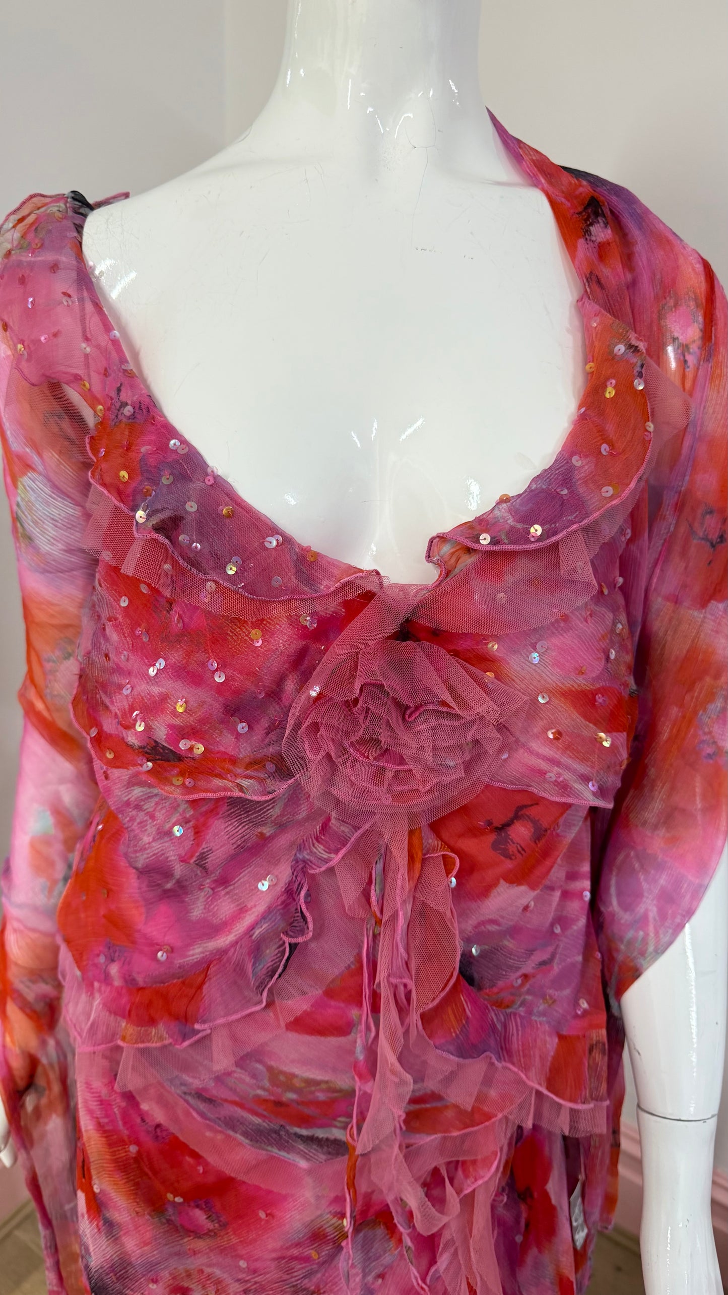 236 Floral two piece