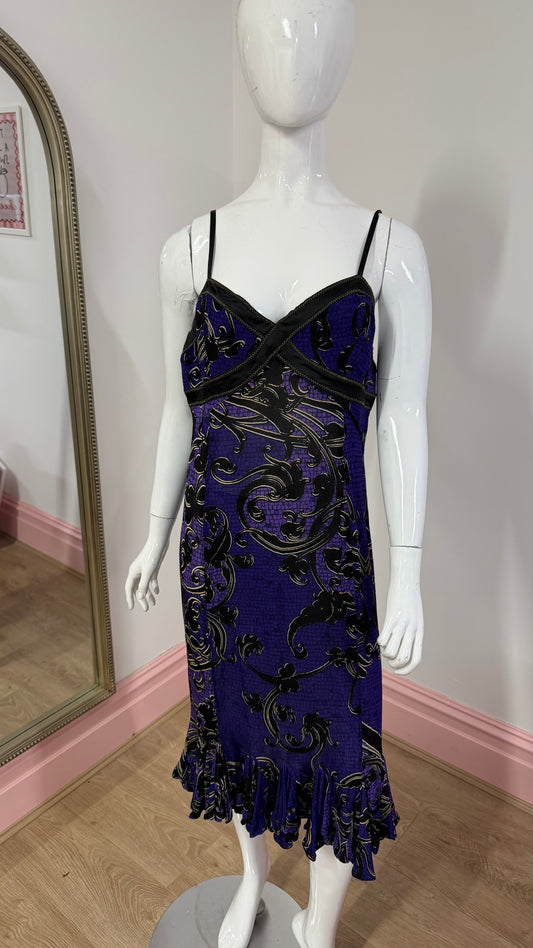 235 purple cami dress