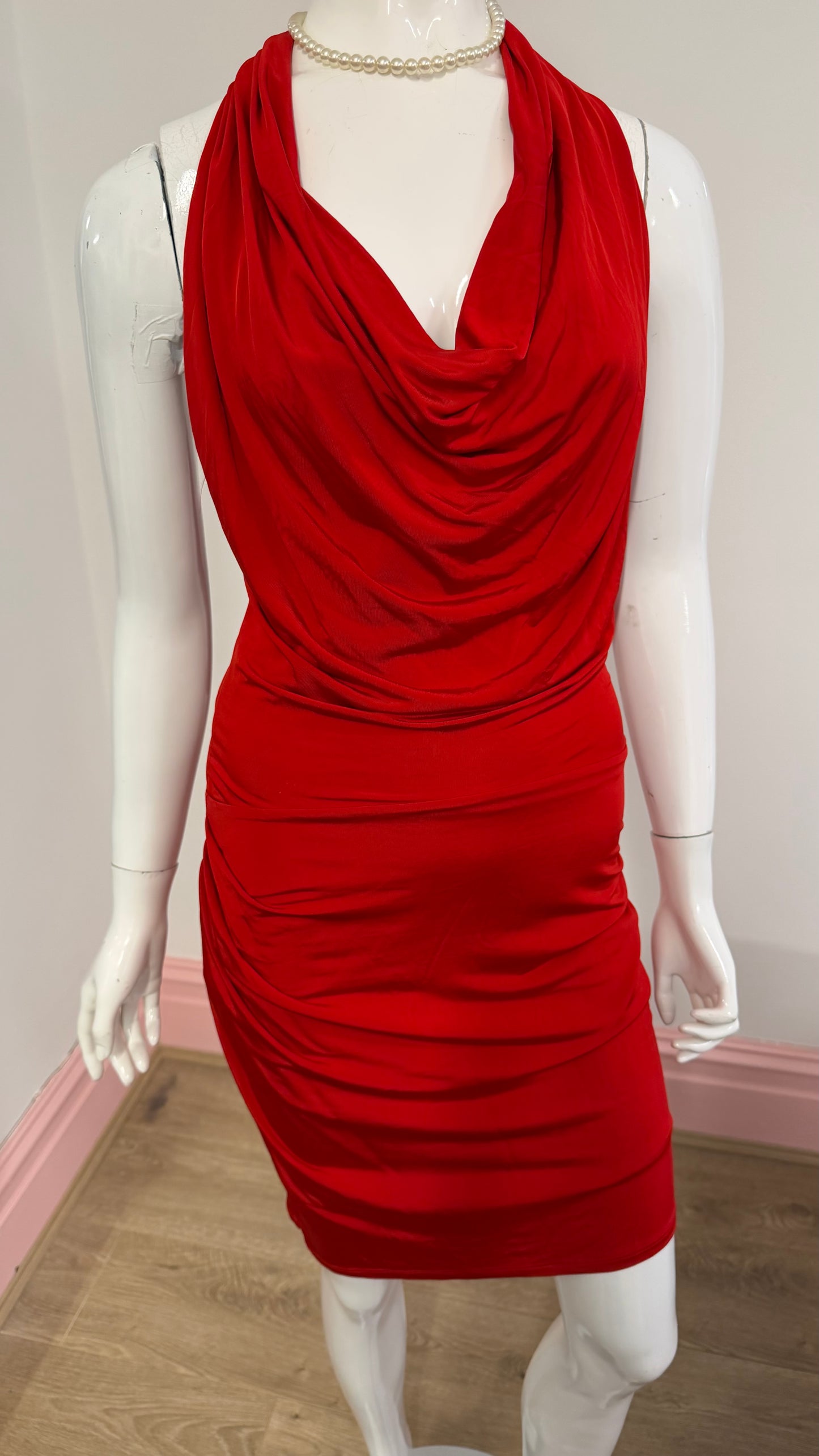 218 Red dress