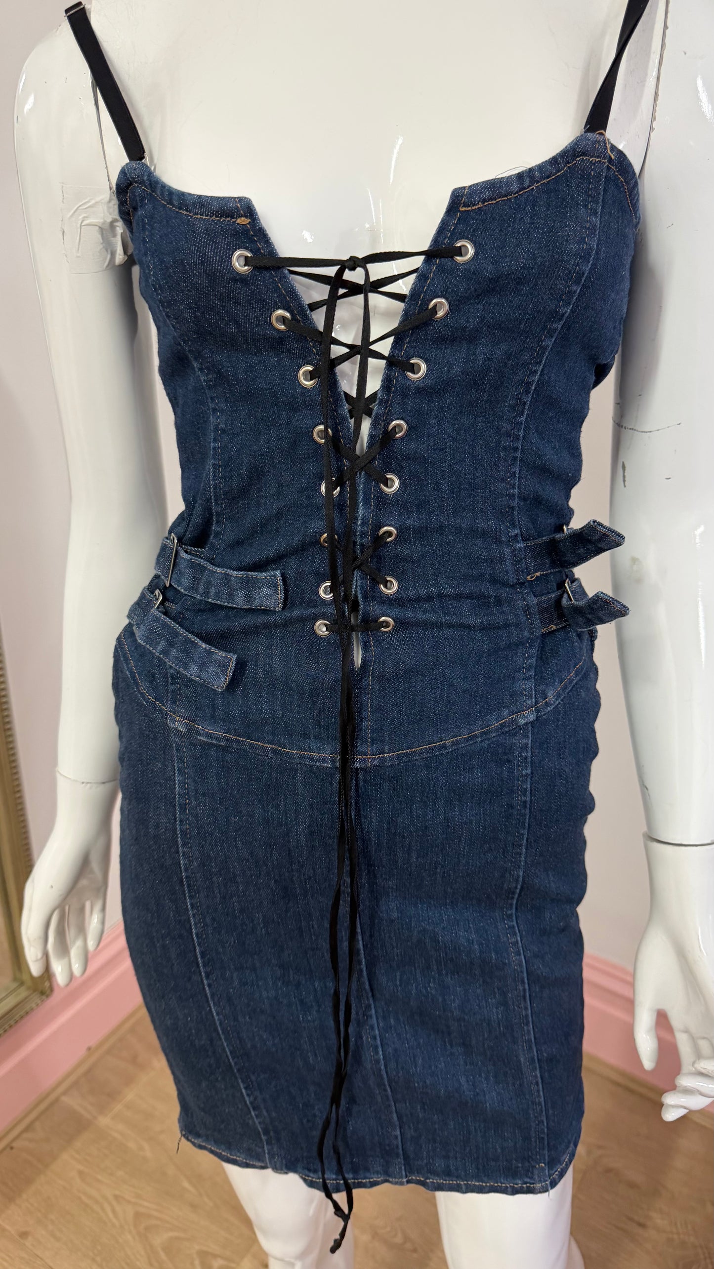 216 Sisley denim dress