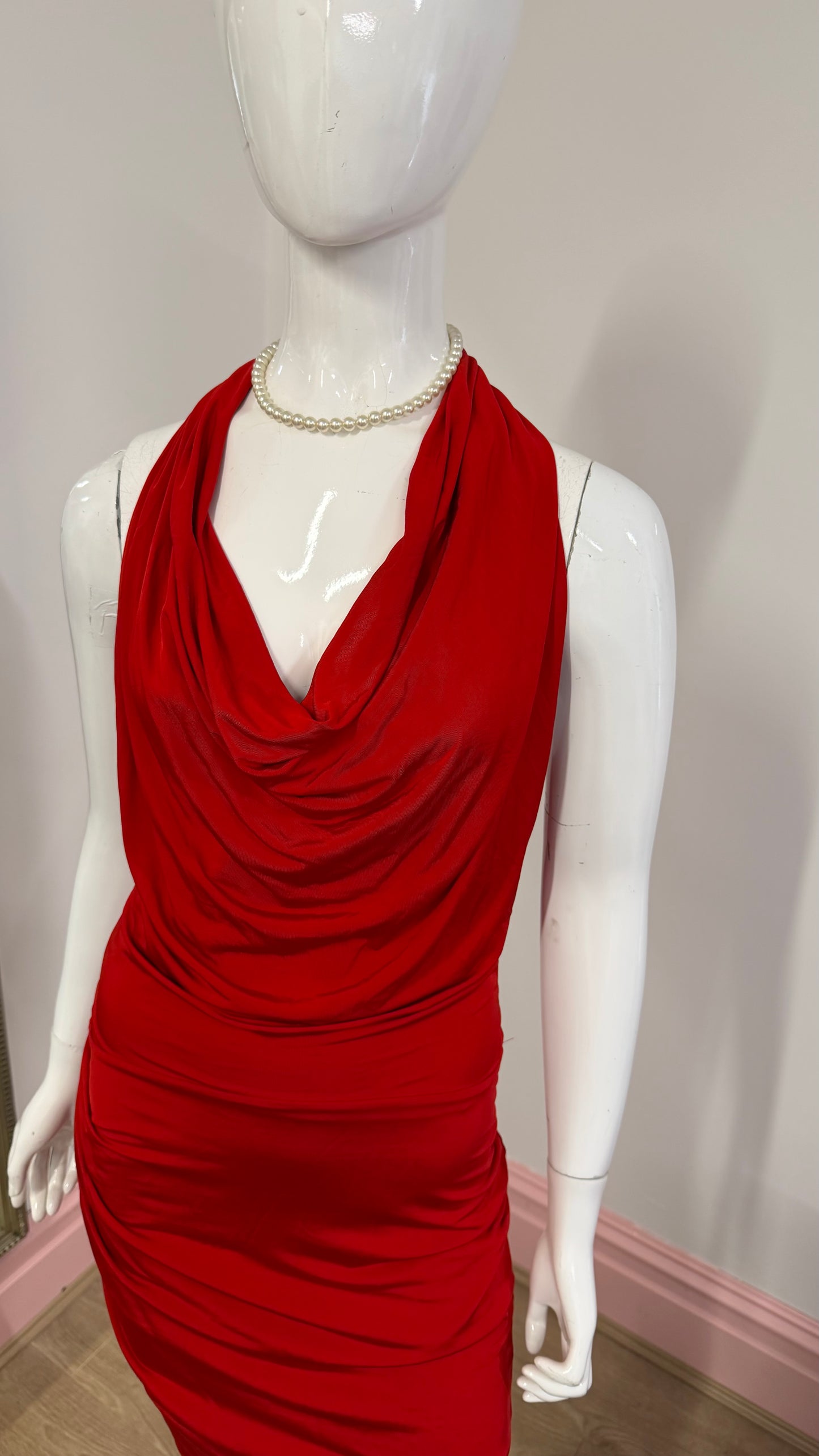 218 Red dress