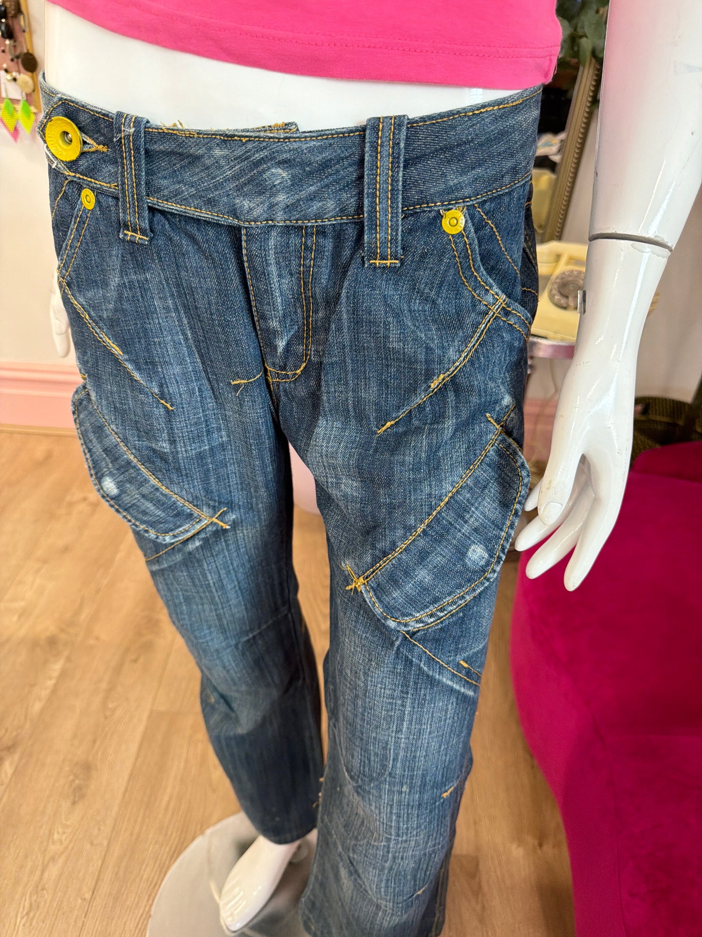 478 denim jeans cargo style