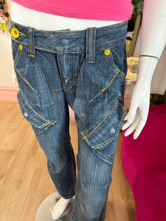 478 denim jeans cargo style