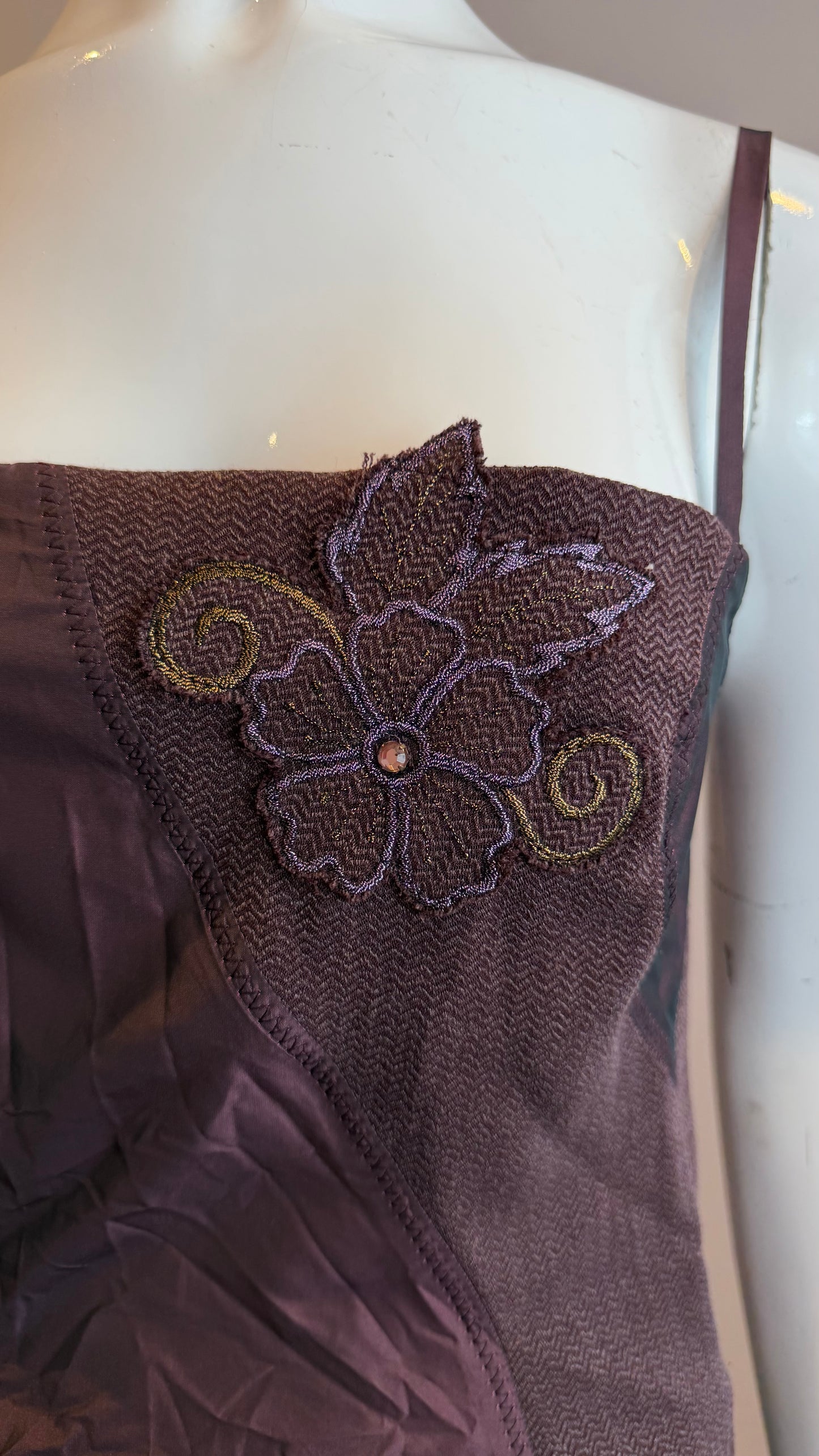 17 Purple Corset Top