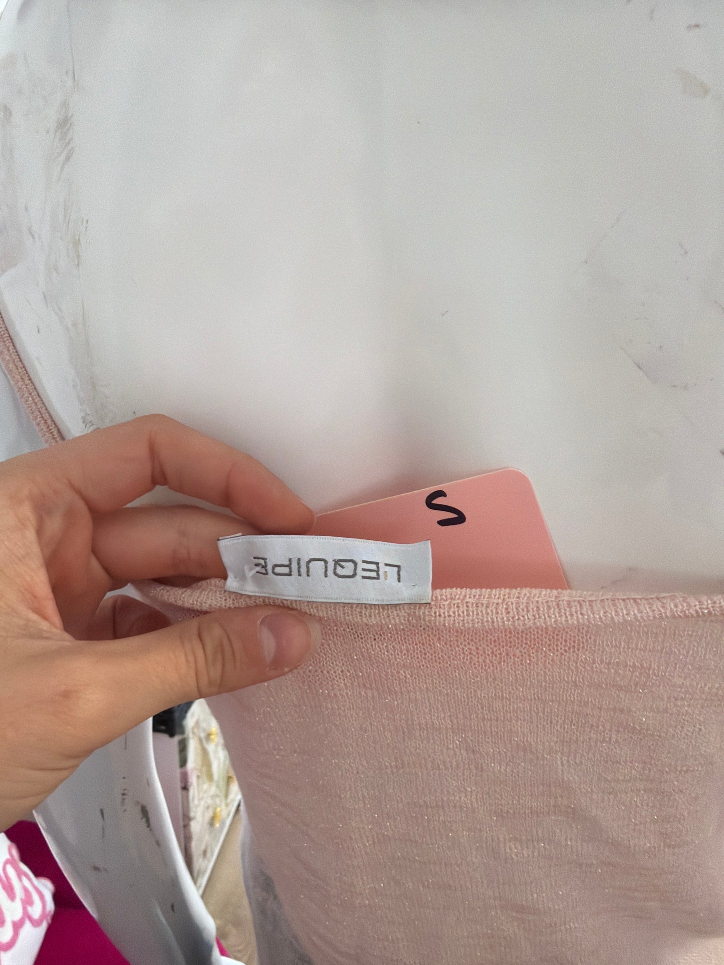 646 Baby pink cami top size Small