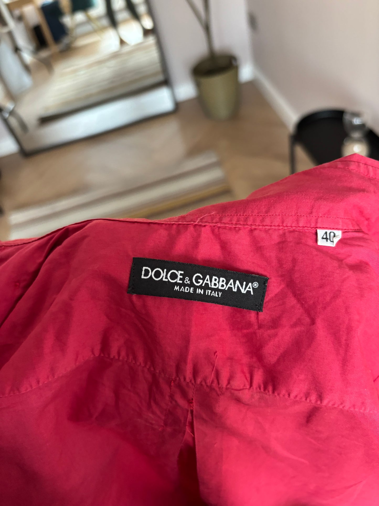 Dolce & Gabbana Raspberry Shirt