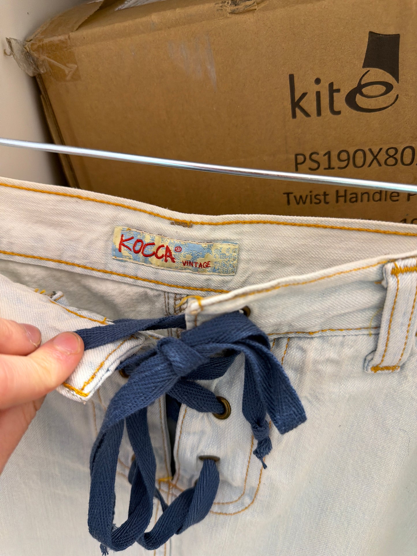 176 Kocca light blue denim skirt