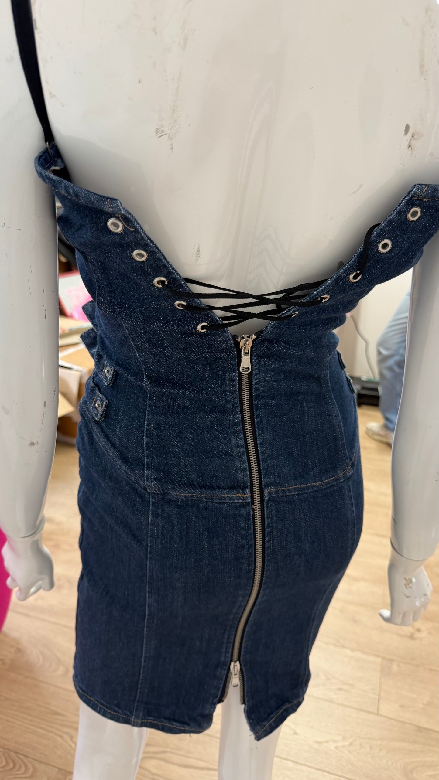 216 Sisley denim dress