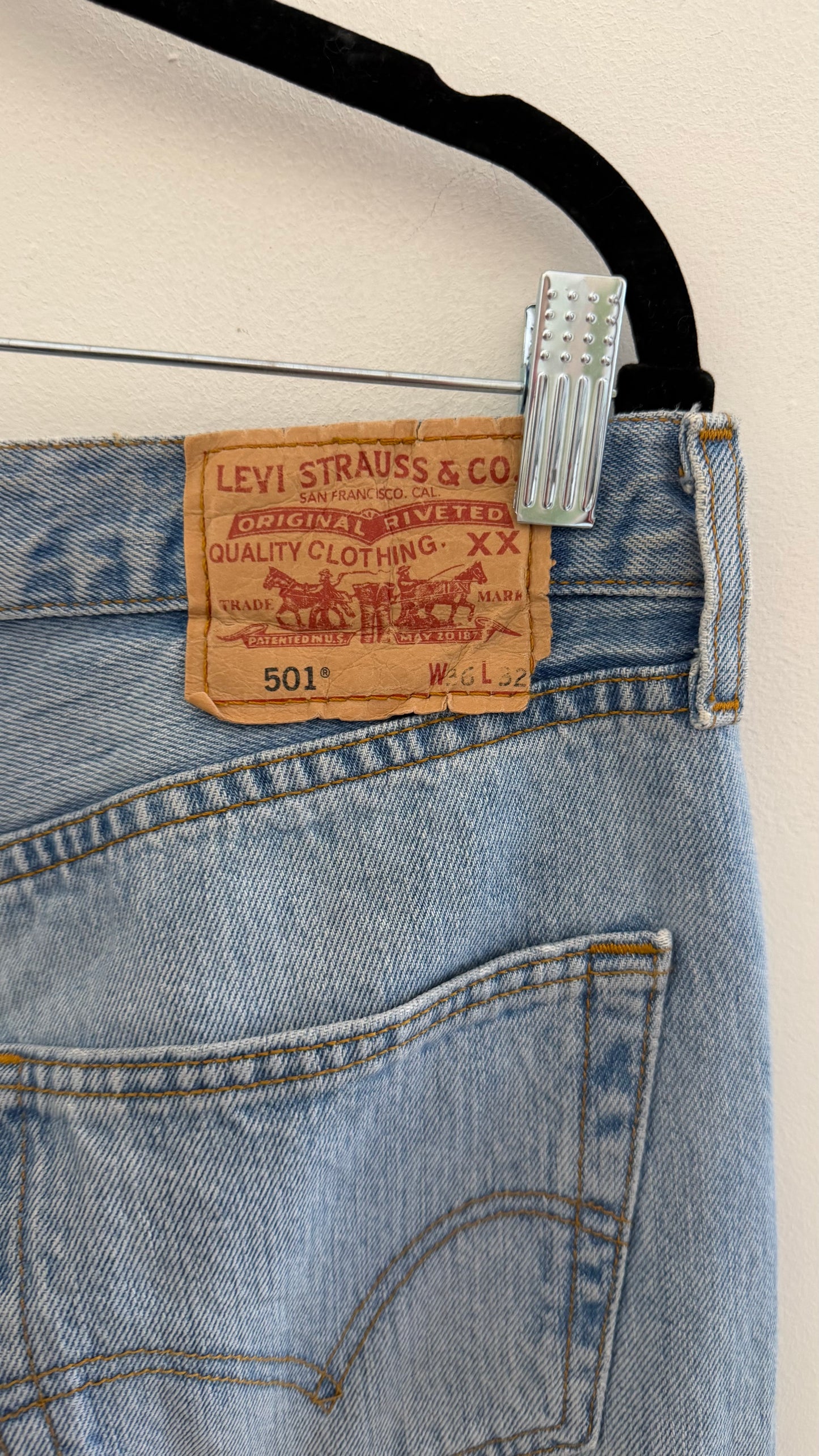 365 Levi’s 501 jeans W36” L32”