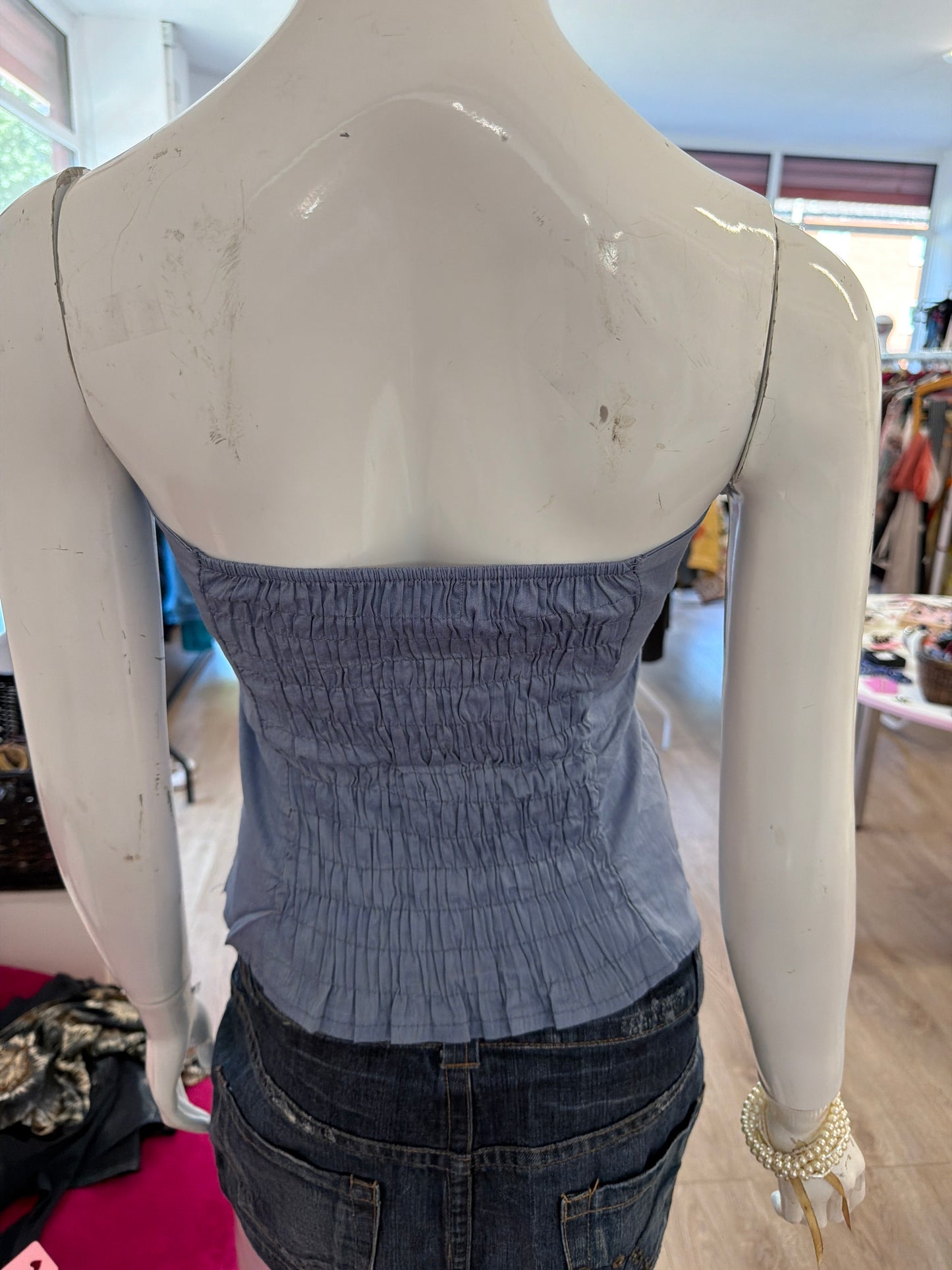 550 Fred Perry strapless top