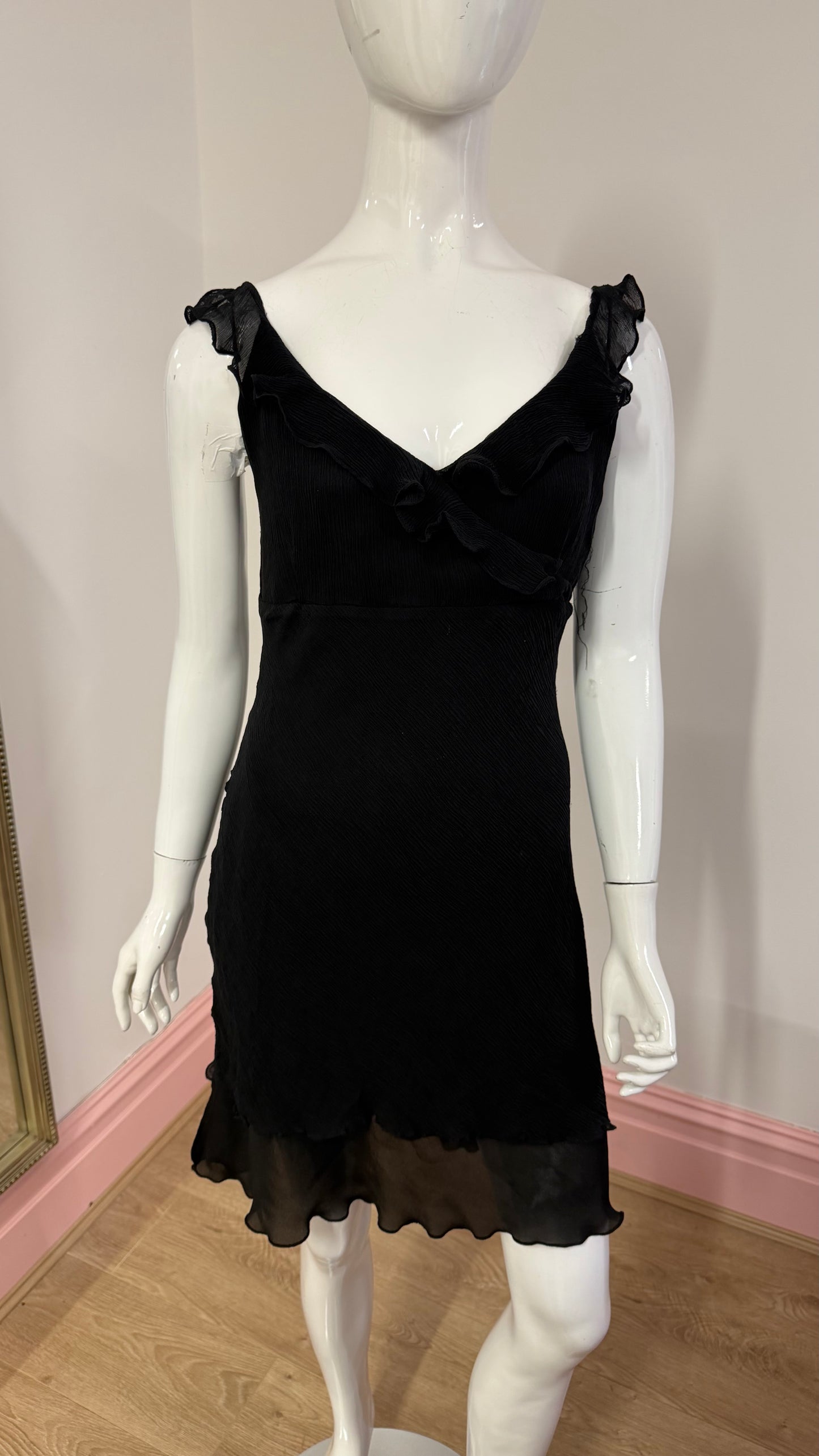 222 Black maxi dress