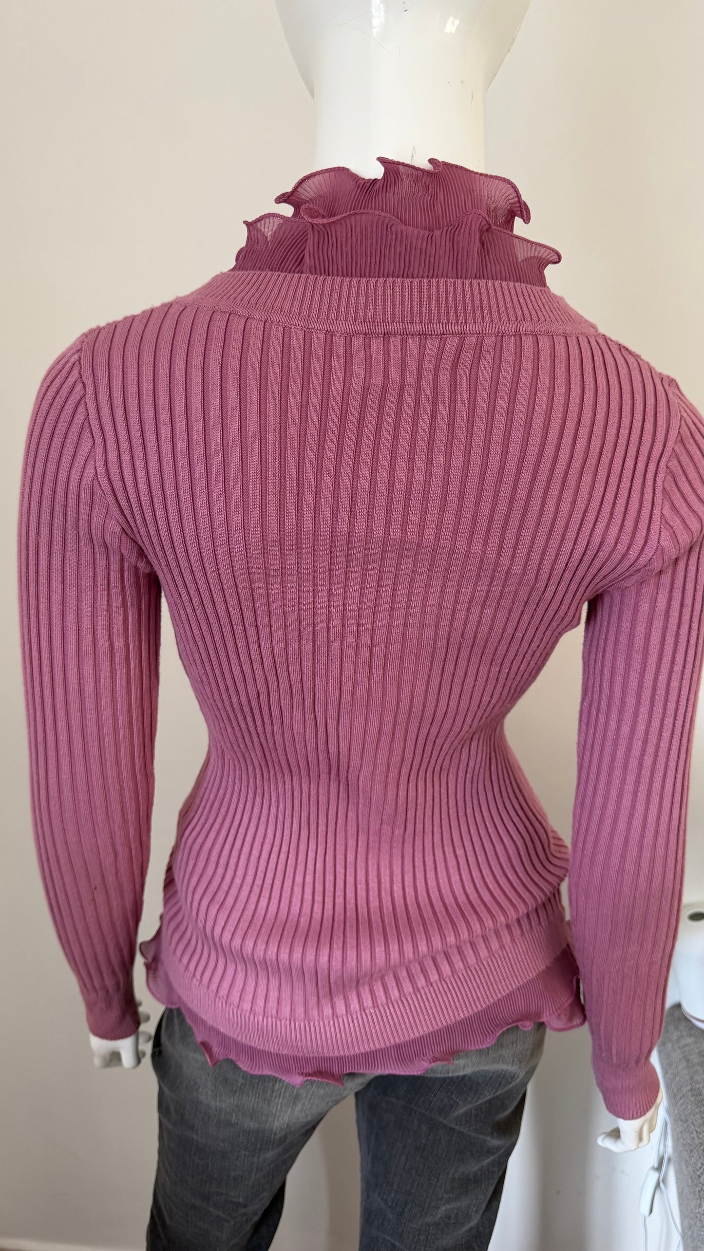 45 Purple frill jumper